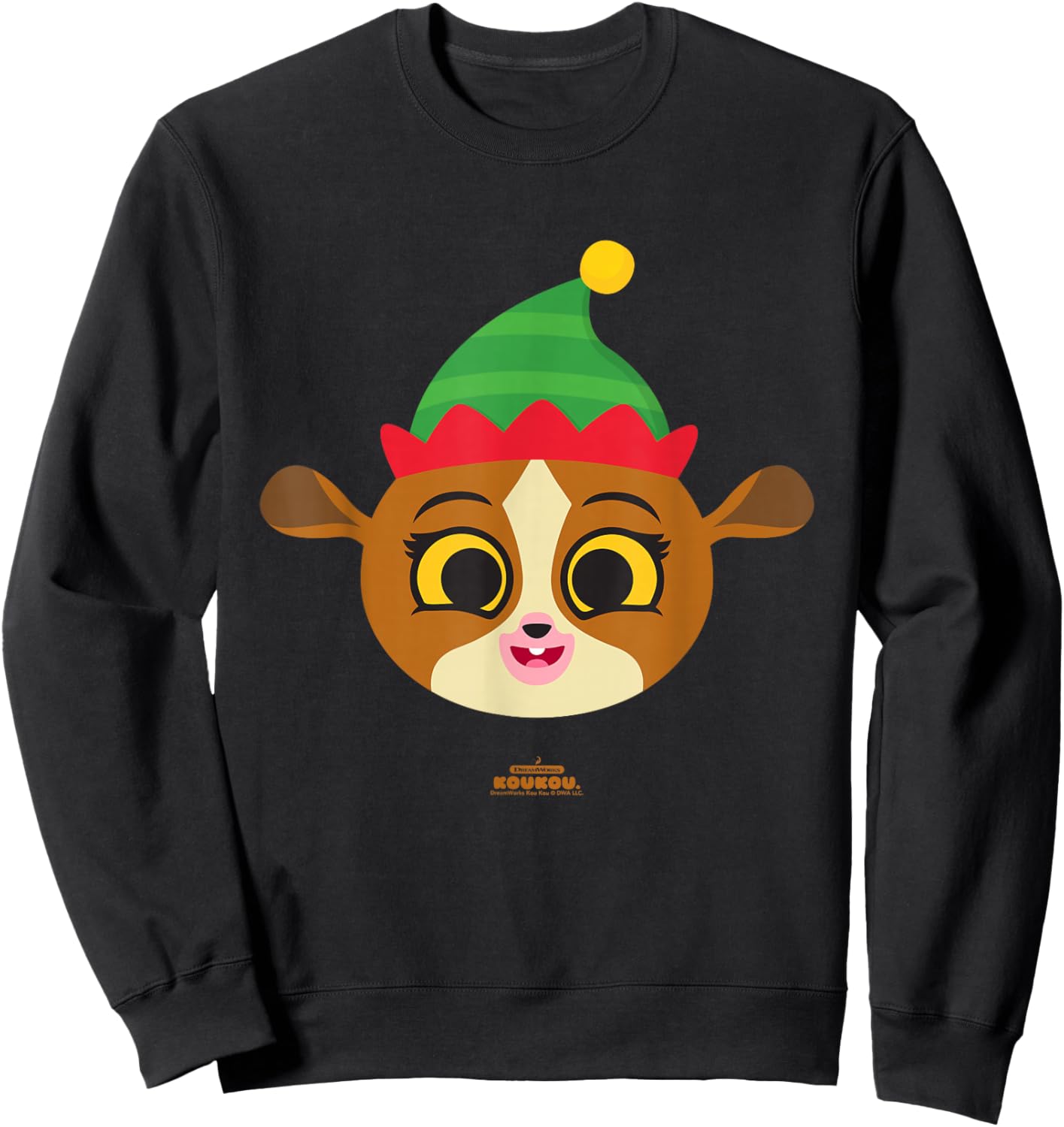 Mort Elf Holiday Sweatshirt - Sweatshirt | Black