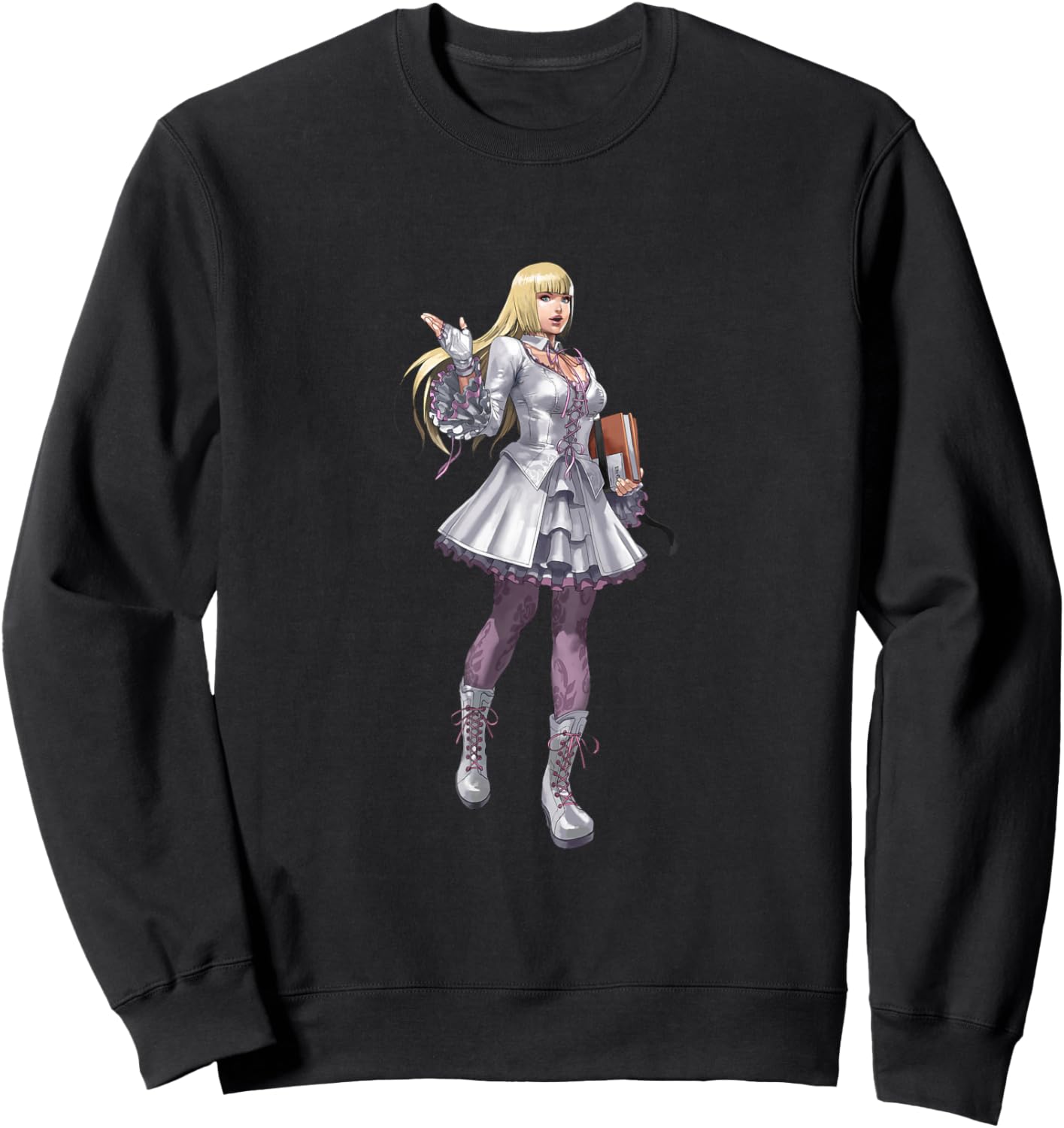 Bandai Namco Entertainment Inc. TEKKEN7 LILI 003 , Small, Black Sweatshirt - Sweatshirt | Black