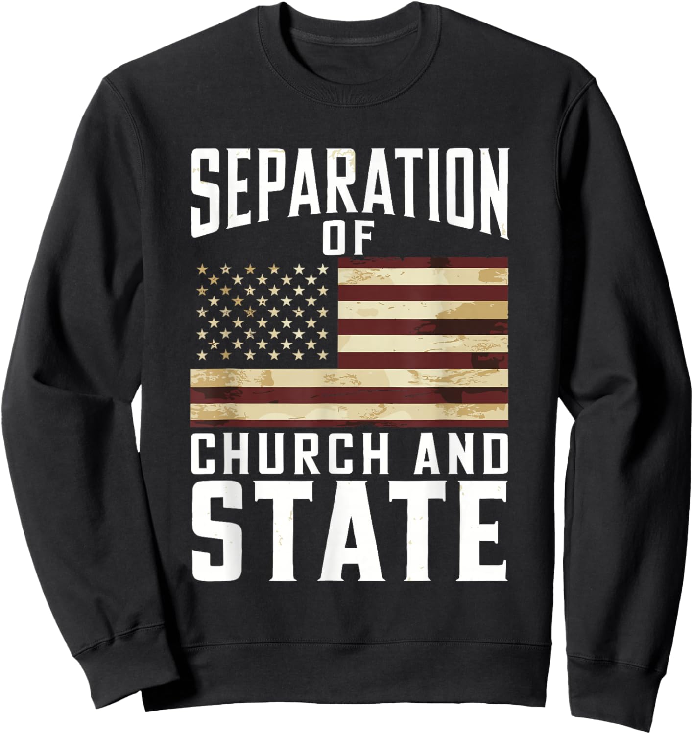 Separation Of Church And State Sweatshirt - Sweatshirt | Black
