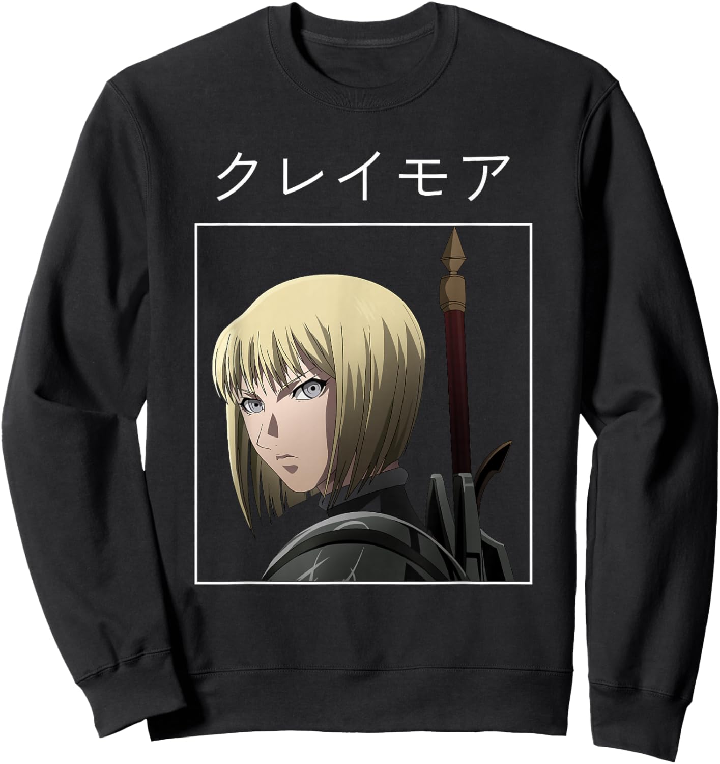 Teresa Faint Smile Clare Claymore Anime Manga Dark Fantasy Sweatshirt - Sweatshirt | Black