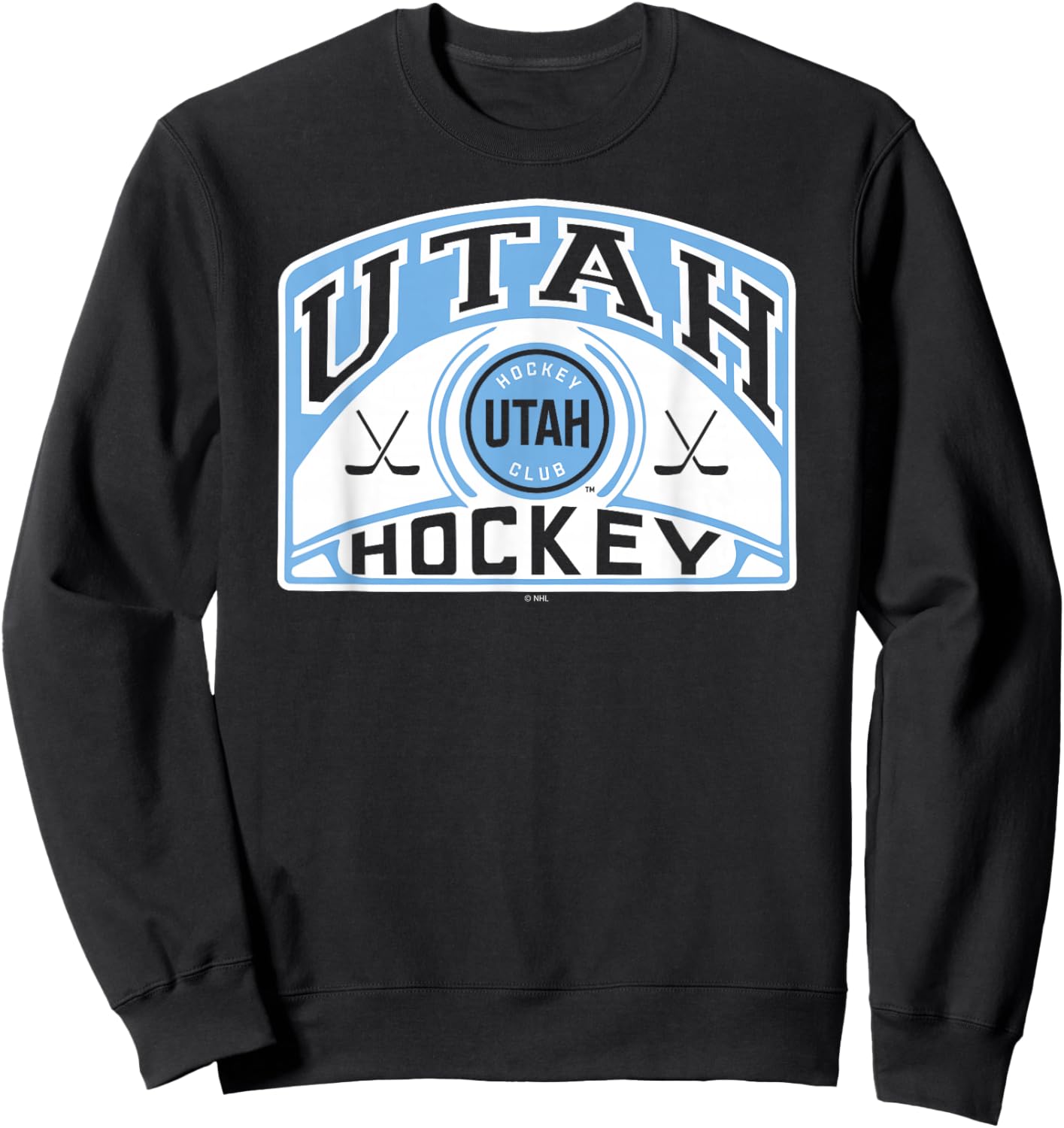 Utah Hockey Club Glide Black Officially Licensed Sweatshirt - Sweatshirt | Black