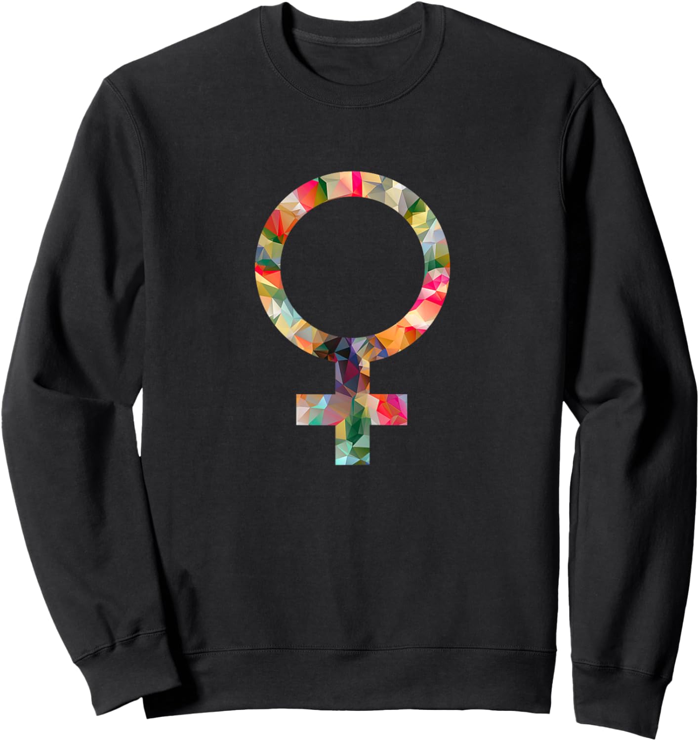 Feminism Symbol Women's Sign Power Statement Sweatshirt - Sweatshirt | Black