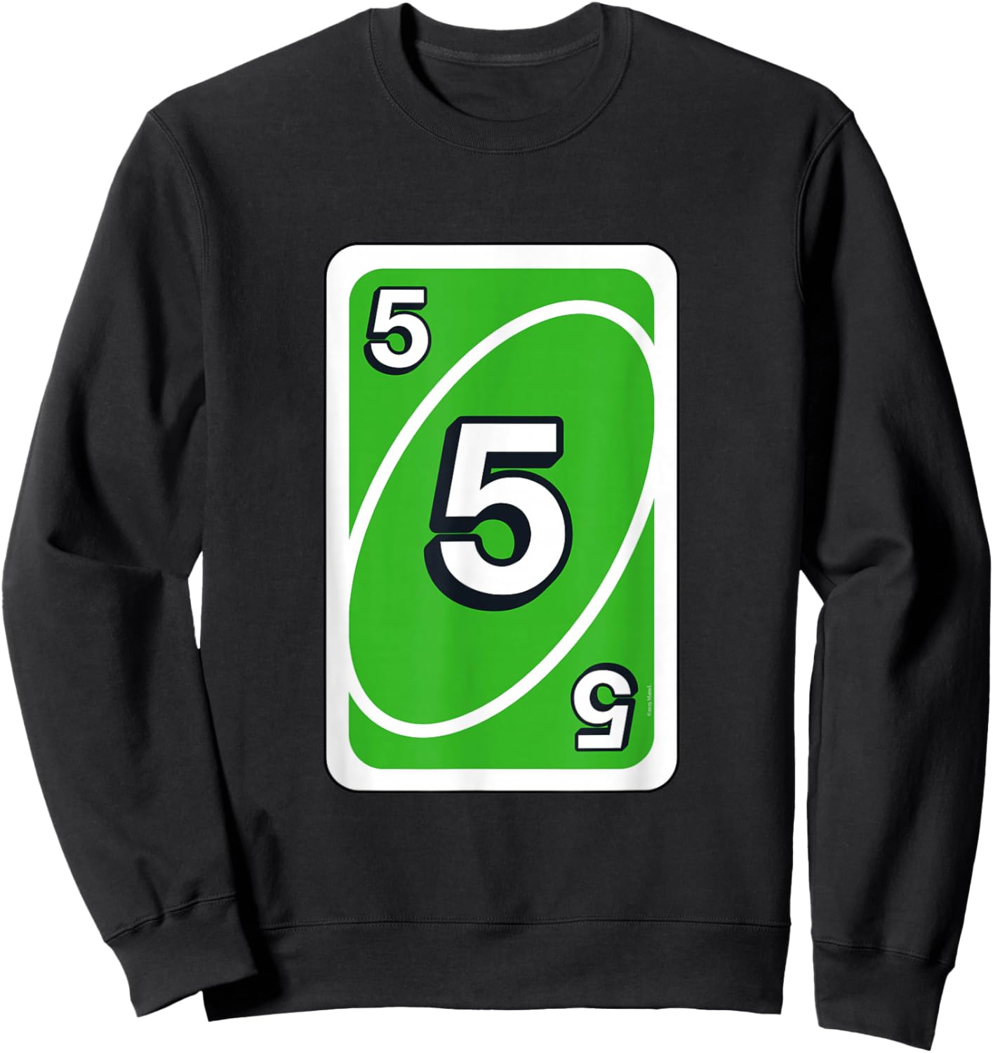 UNO Halloween Green 5 Card Sweatshirt - Sweatshirt | Black
