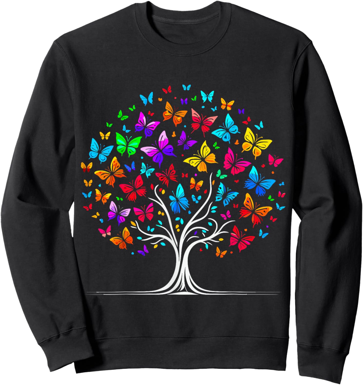 Butterfly Tree Sweatshirt - Sweatshirt | Black