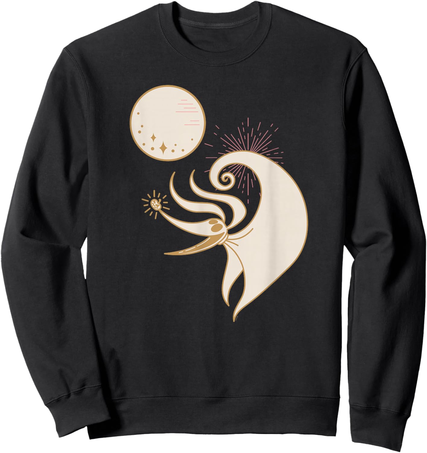 Disney The Nightmare Before Christmas Zero and The Full Moon Sweatshirt - Sweatshirt | Black