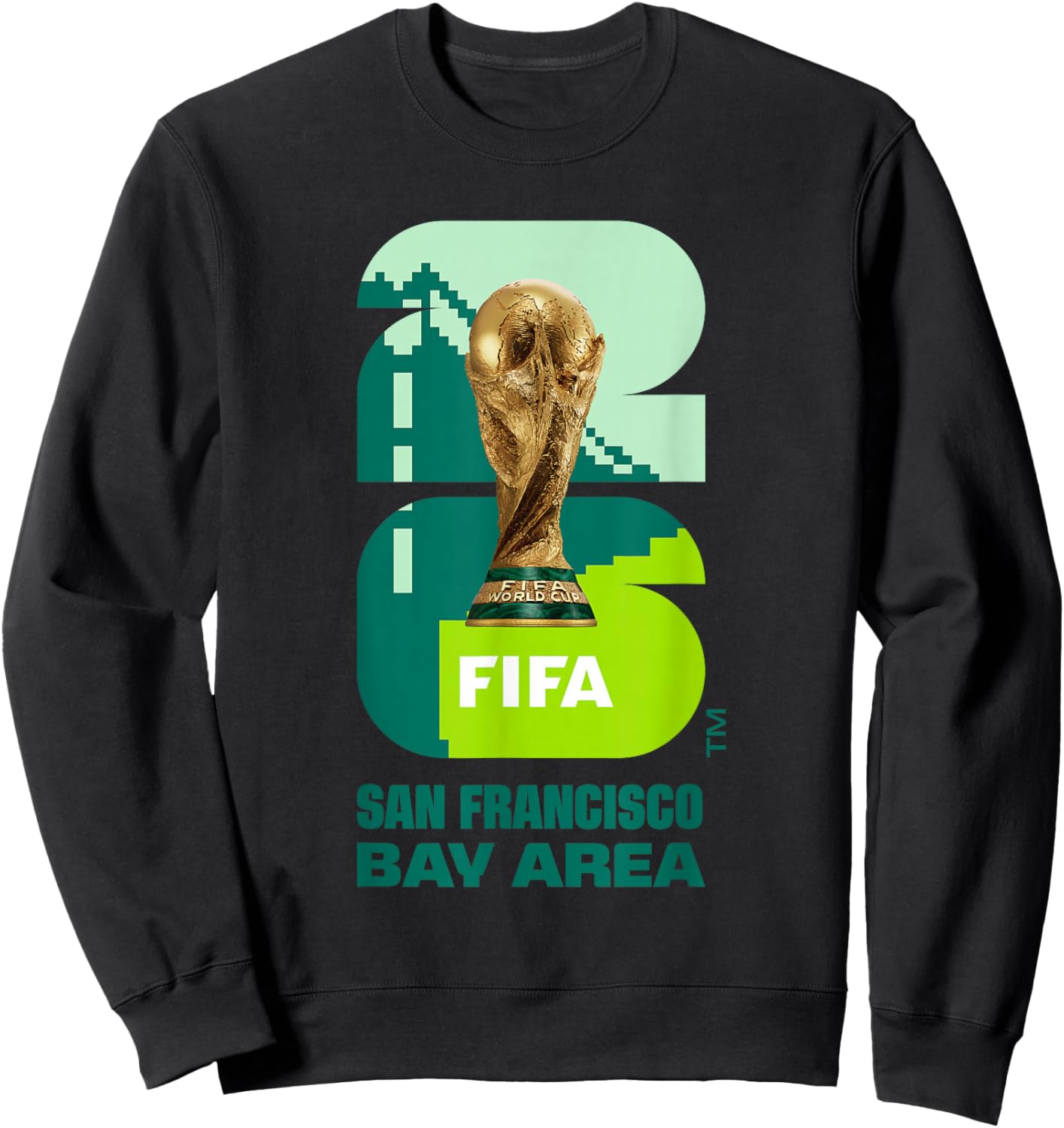 FIFA World CUP26 San Francisco Trophy Color Sweatshirt - Sweatshirt | Black