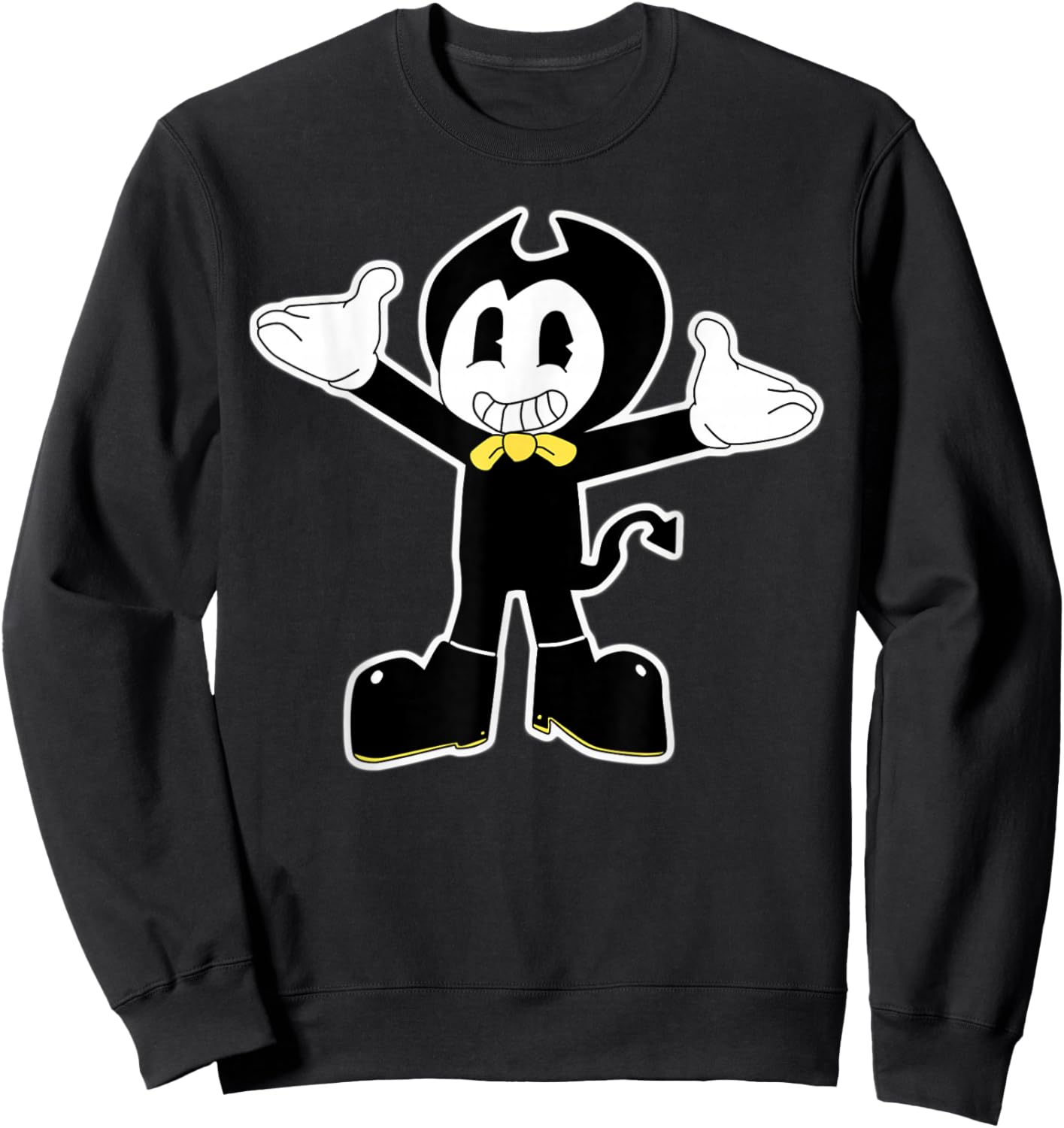 Bendy Little Devil Darlin Vintage Cartoon Sweatshirt - Sweatshirt | Black