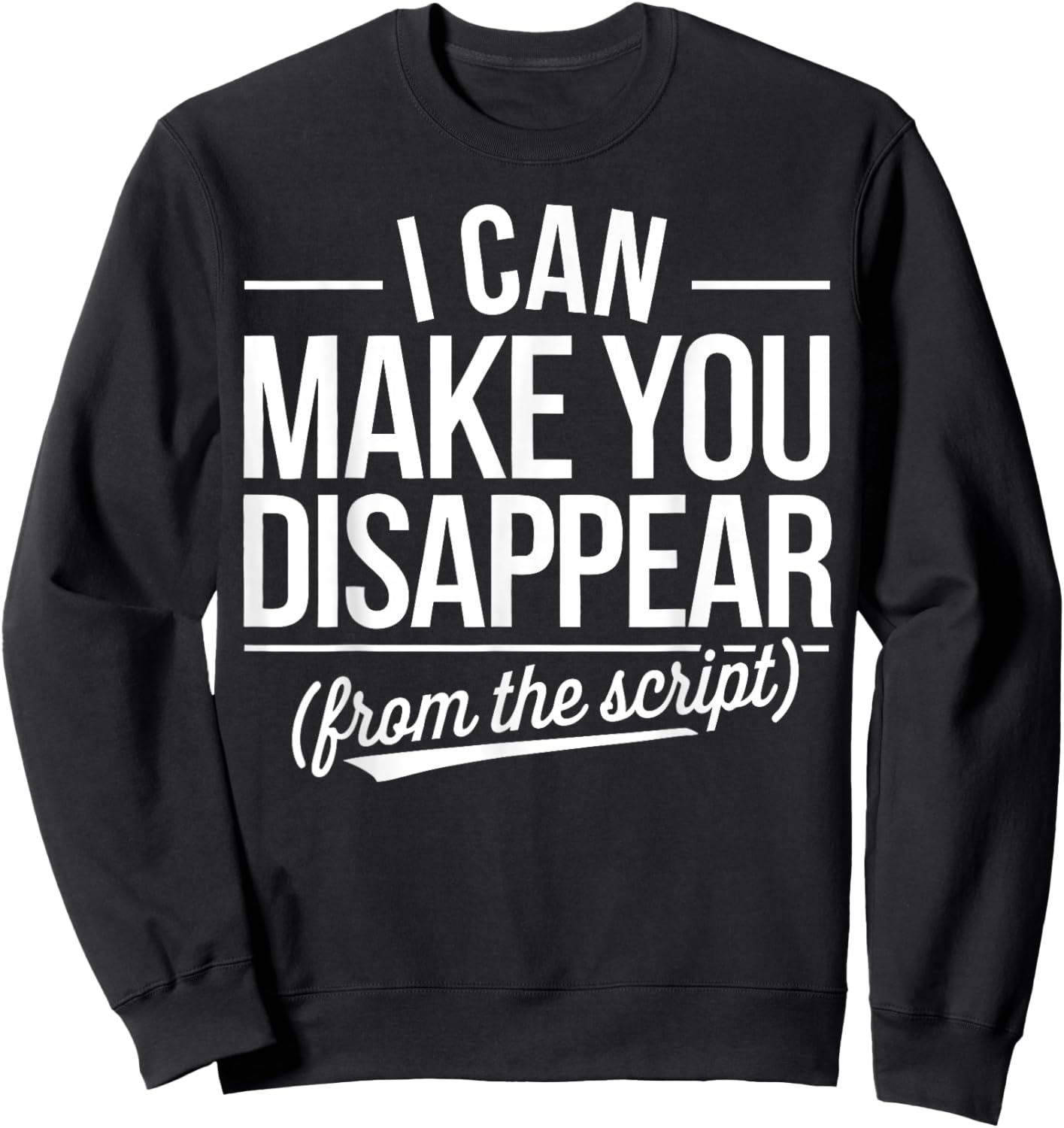 Stage Manager Hilarious Theater Manager Sweatshirt - Sweatshirt | Black
