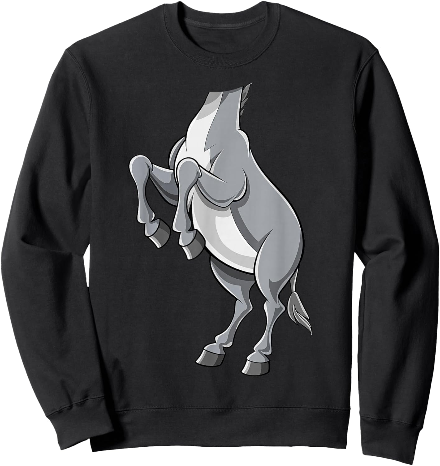 Donkey Shirt Adult Kids Men Women Donkey Costume Sweatshirt - Sweatshirt | Black
