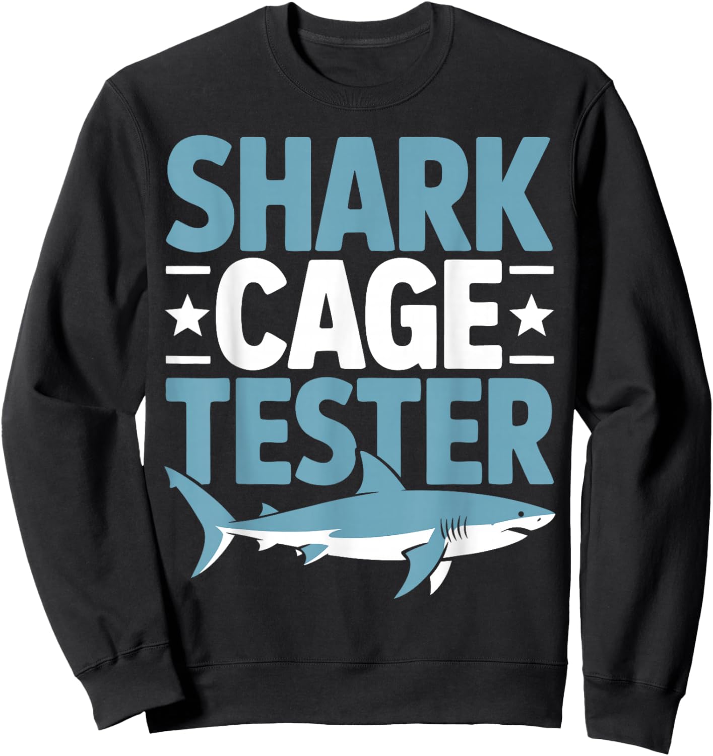 Amputated Prosthetic User Cage Tester Funny Amputee Sweatshirt - Sweatshirt | Black