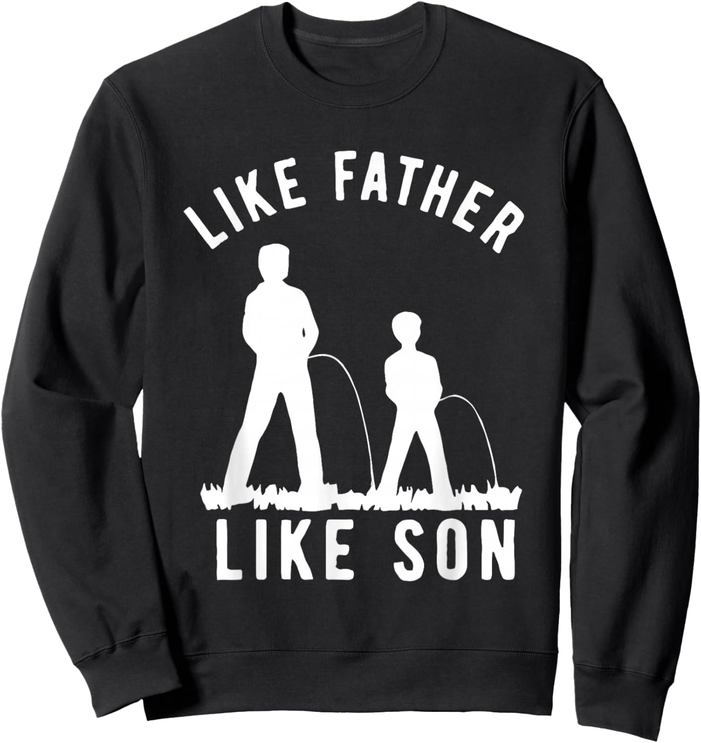 Like Father Like Son Wildlife Camping Hiking Fathers Day Sweatshirt - Sweatshirt | Black