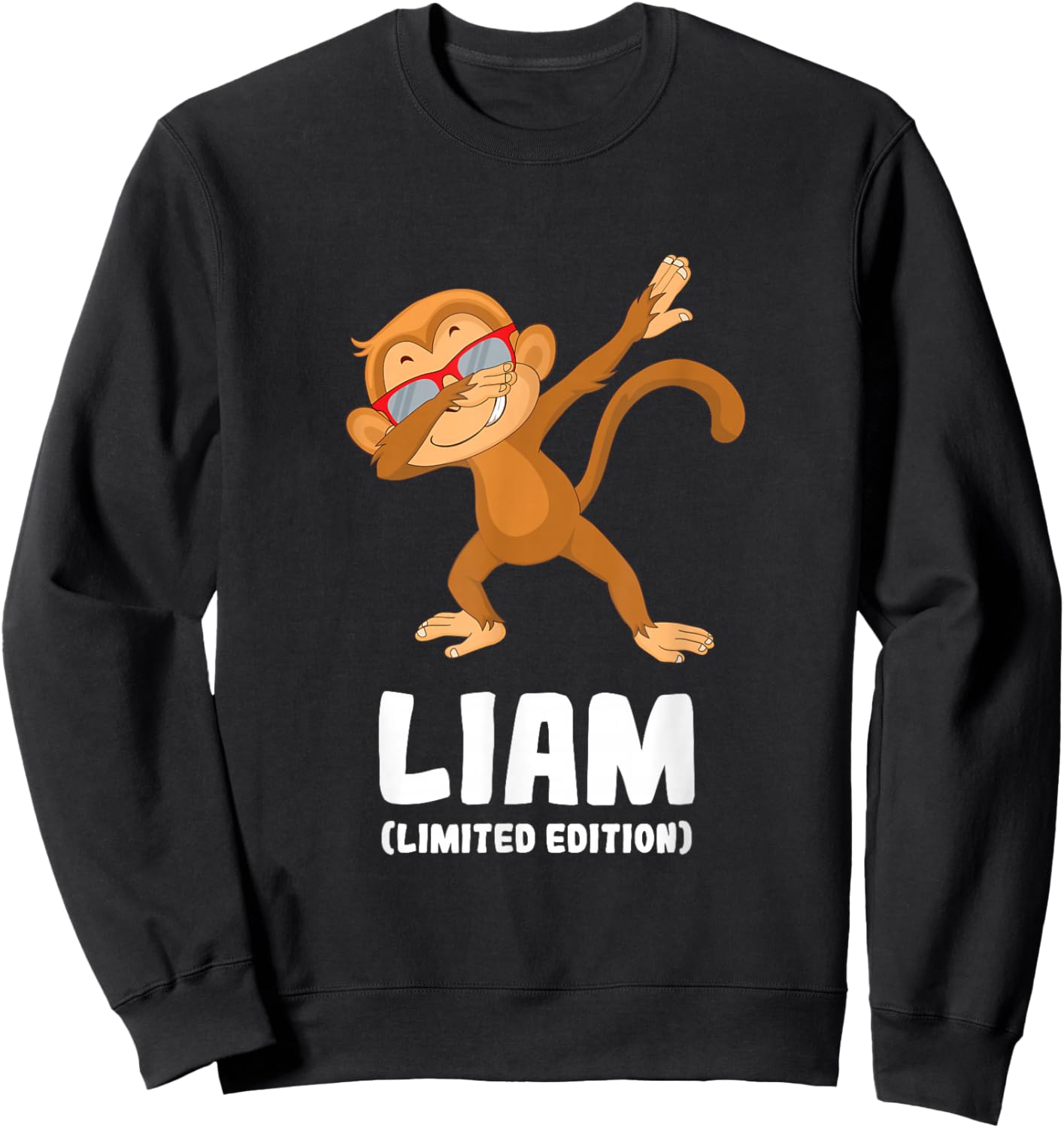 Name Boy I Am Liam Sweatshirt - Sweatshirt | Black
