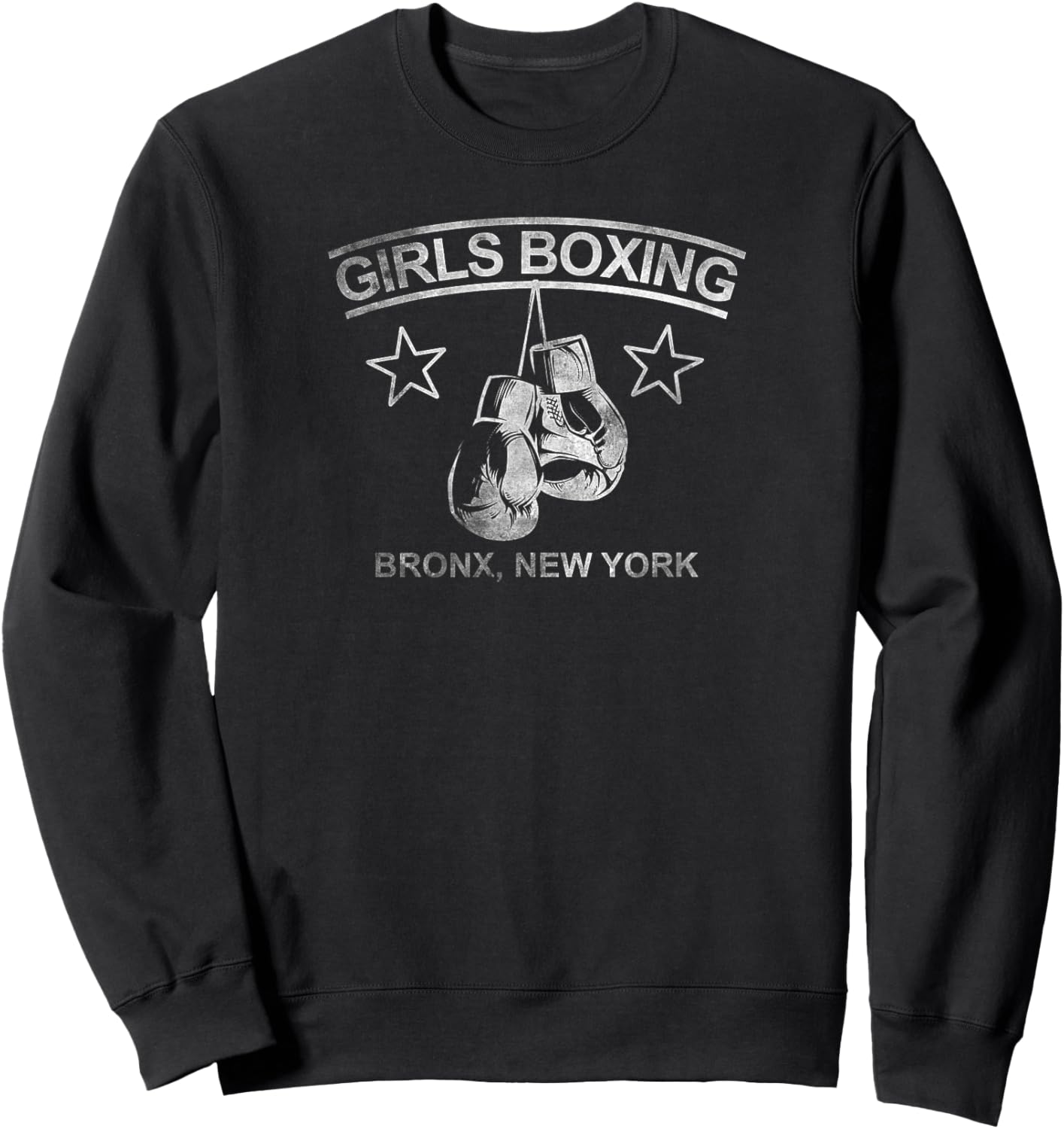 Girls Boxing Girls Boxing Bronx New York Sweatshirt - Sweatshirt | Black
