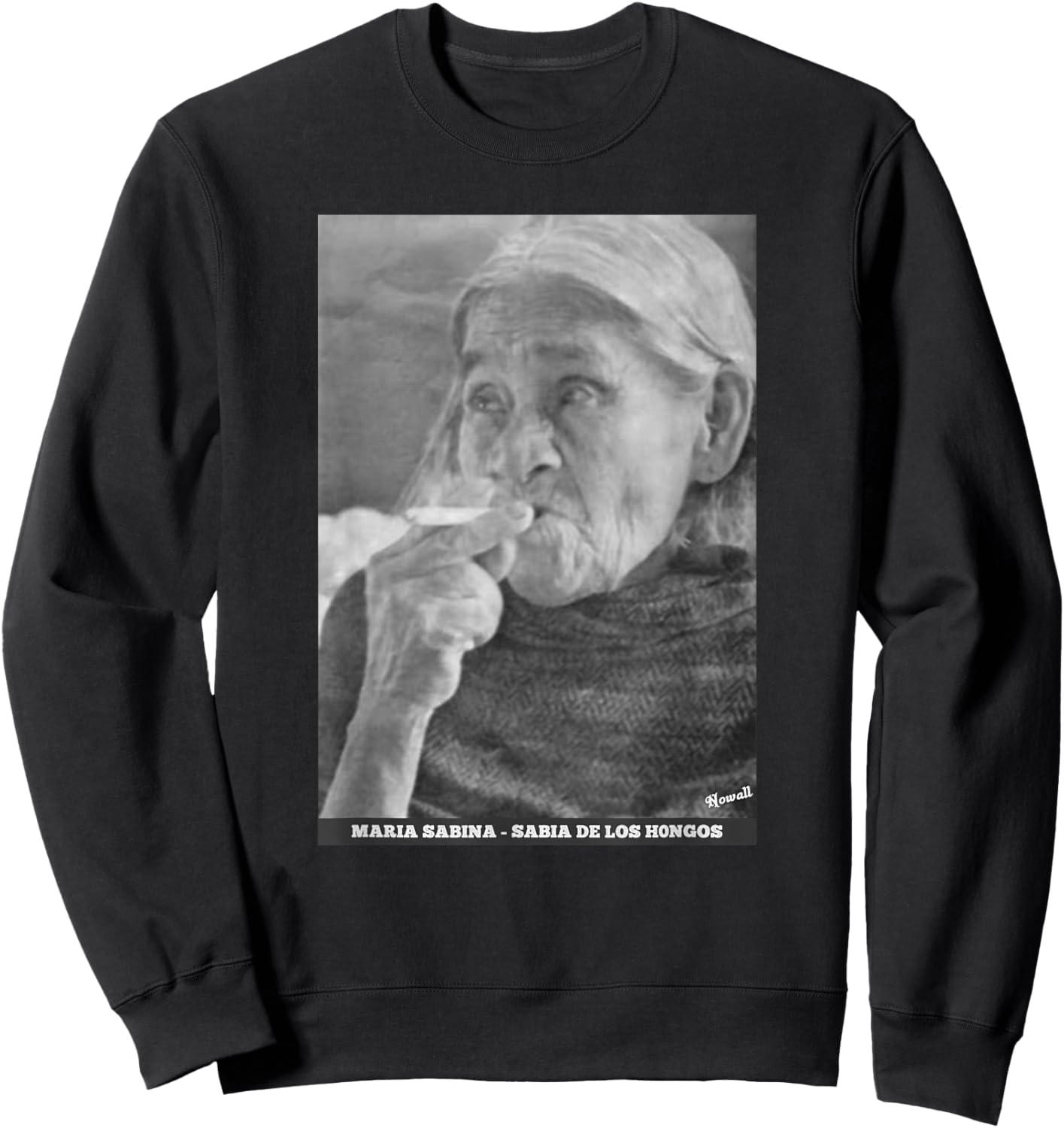 Maria Sabina, Curandera Mexicana Sweatshirt - Sweatshirt | Black