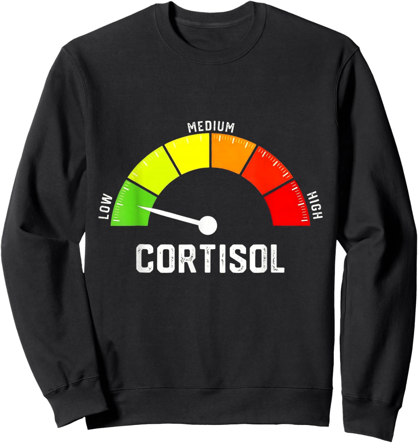 Niedriger Cortisolspiegel Sweatshirt - Sweatshirt | Black