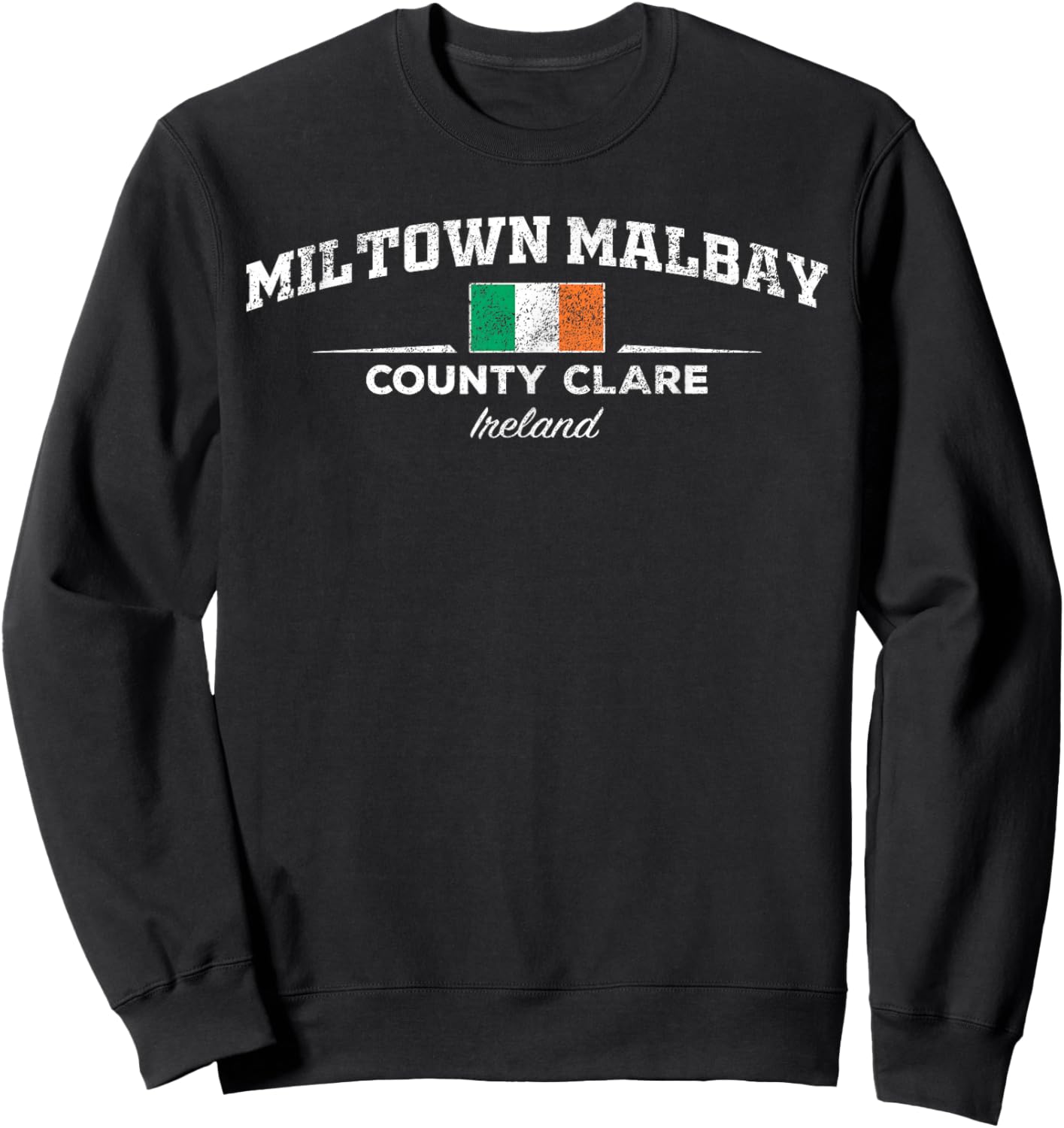 Miltown Malbay Ireland Sweatshirt - Sweatshirt | Black