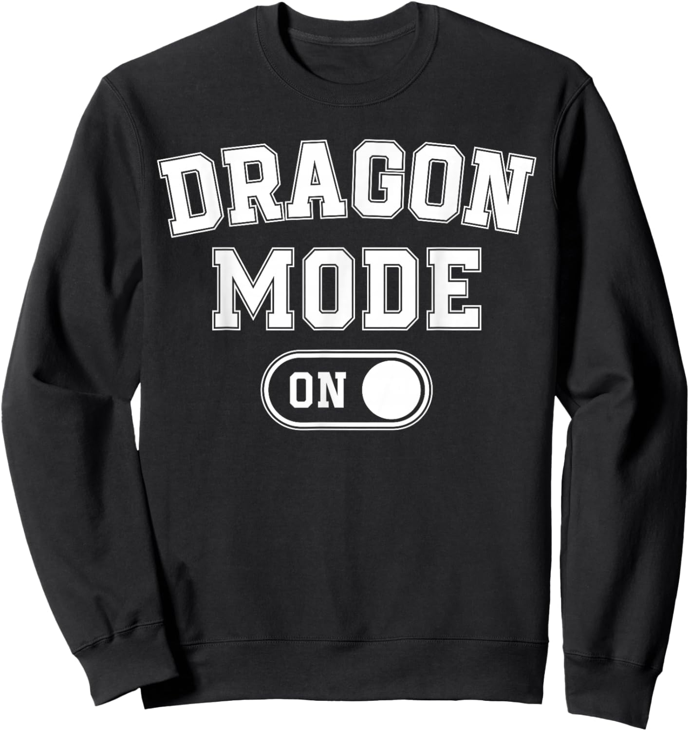 Dragon Mode On Costume Funny Fantasy Gift Cosplayer Sweatshirt - Sweatshirt | Black