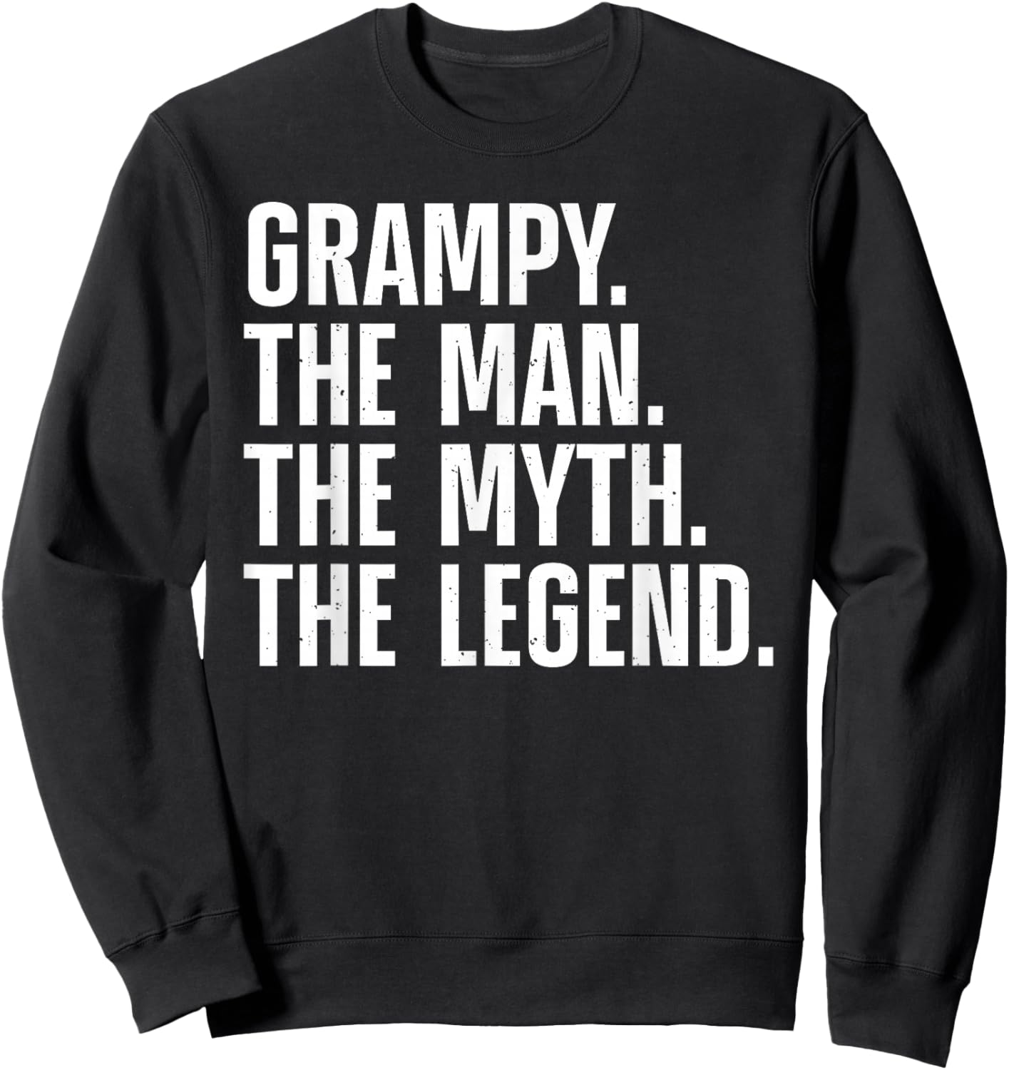 Grampy Design For Grandpa Grandfather From Grandkids Grampy Sweatshirt - Sweatshirt | Black
