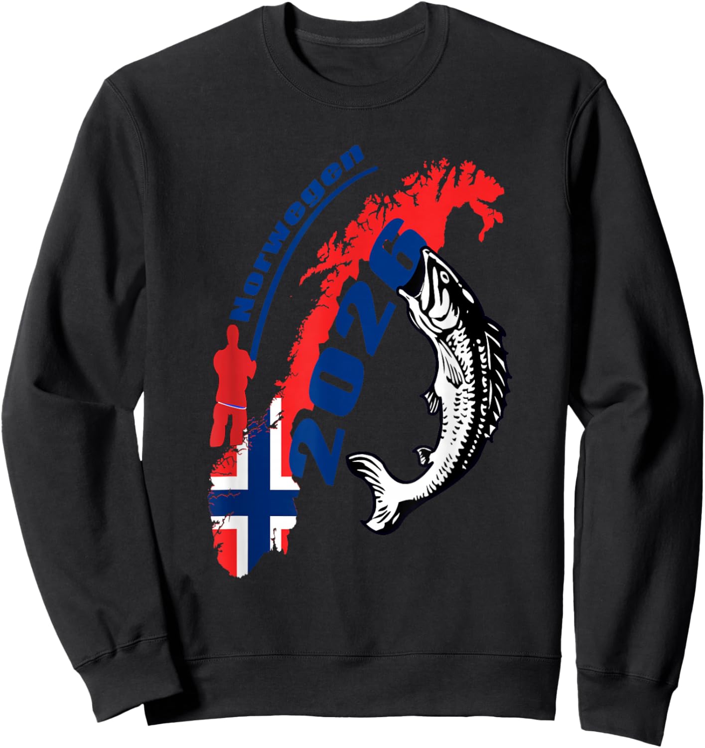 Norwegen 2026 - Angel Tour Sweatshirt - Sweatshirt | Black