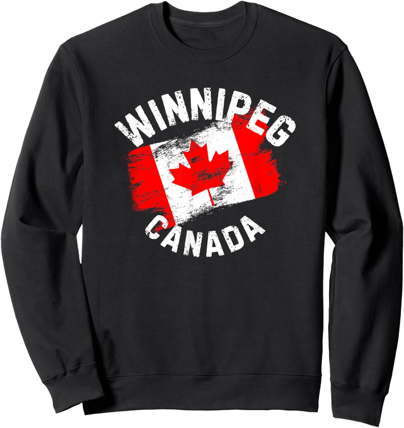 Winnipeg Canada Winnipeg Manitoba Canadian Men Women Kids Sweatshirt - Sweatshirt | Black