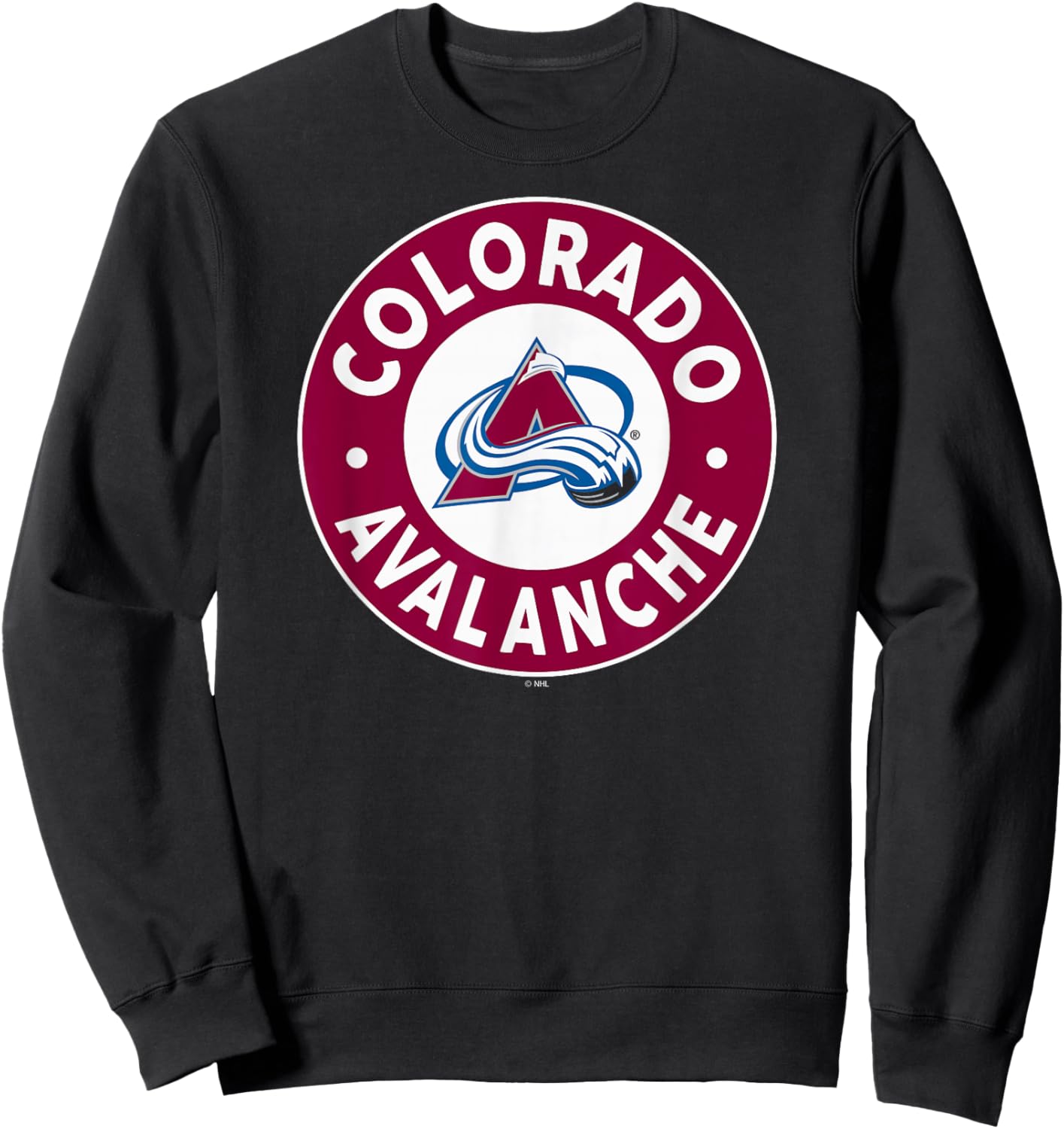 Colorado Avalanche Symbol Black Officially Licensed Sweatshirt - Sweatshirt | Black