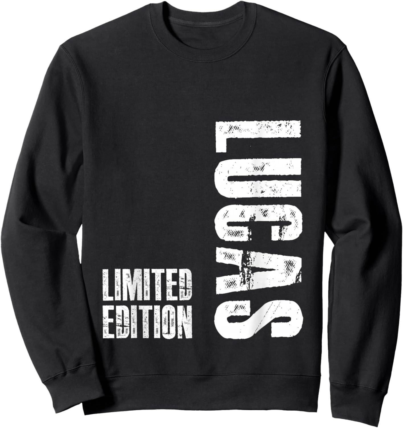 Lucas Funny Gift Lucas Name Sweatshirt - Sweatshirt | Black