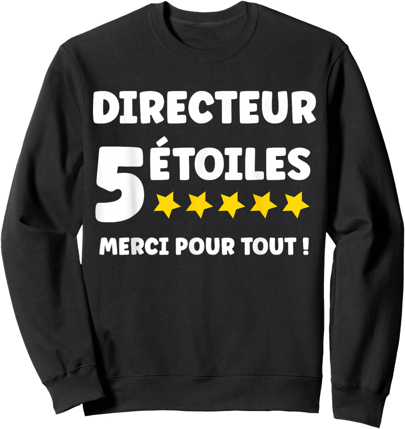 Departure 5 Star Director Thank You for Everything Super Director Sweatshirt - Sweatshirt | Black