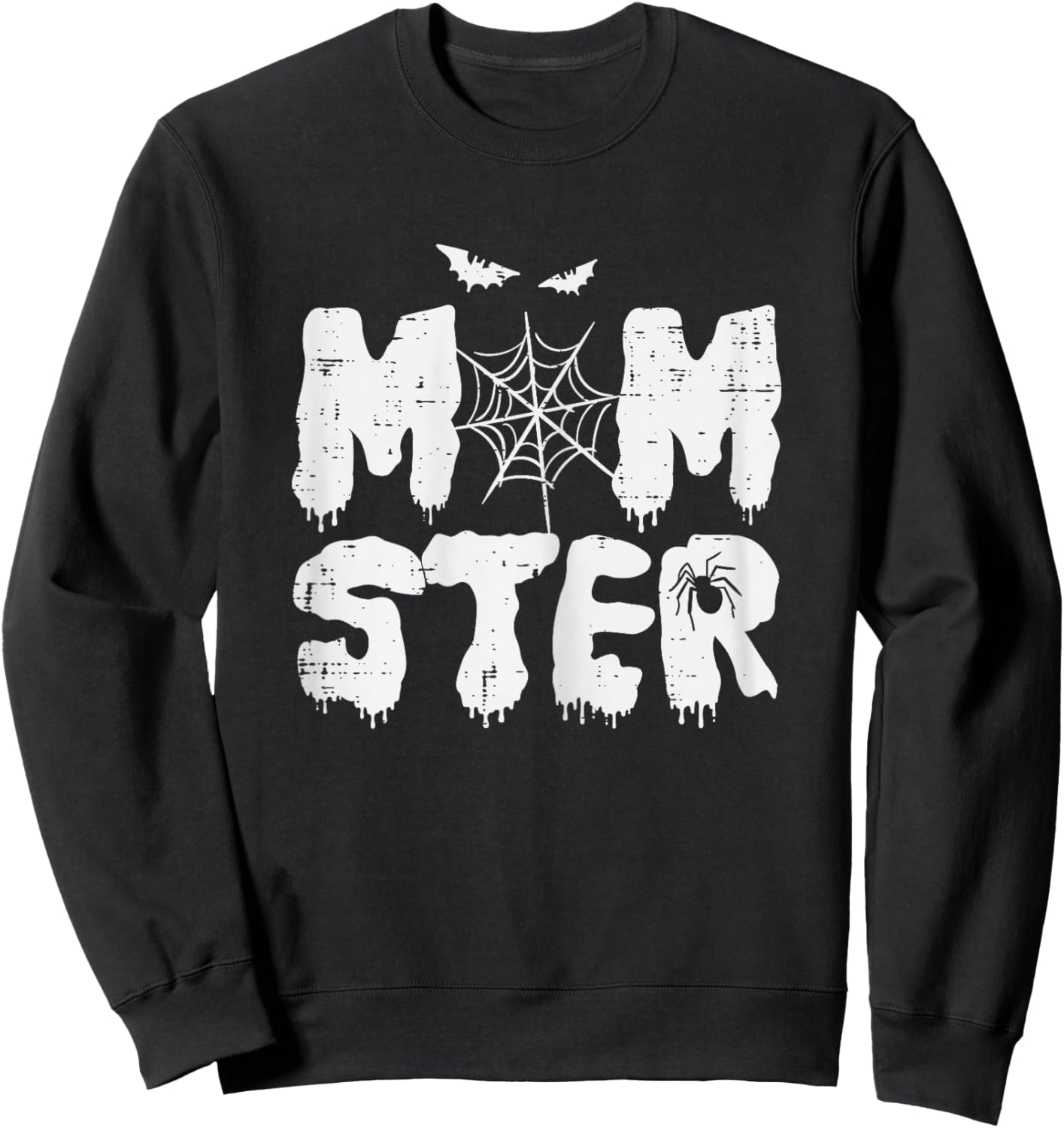 Halloween Mom Monster Momster Fun Mama Costume Family Women Sweatshirt - Sweatshirt | Black