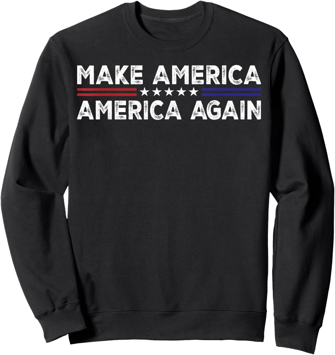 Make America - America Again Sweatshirt - Sweatshirt | Black