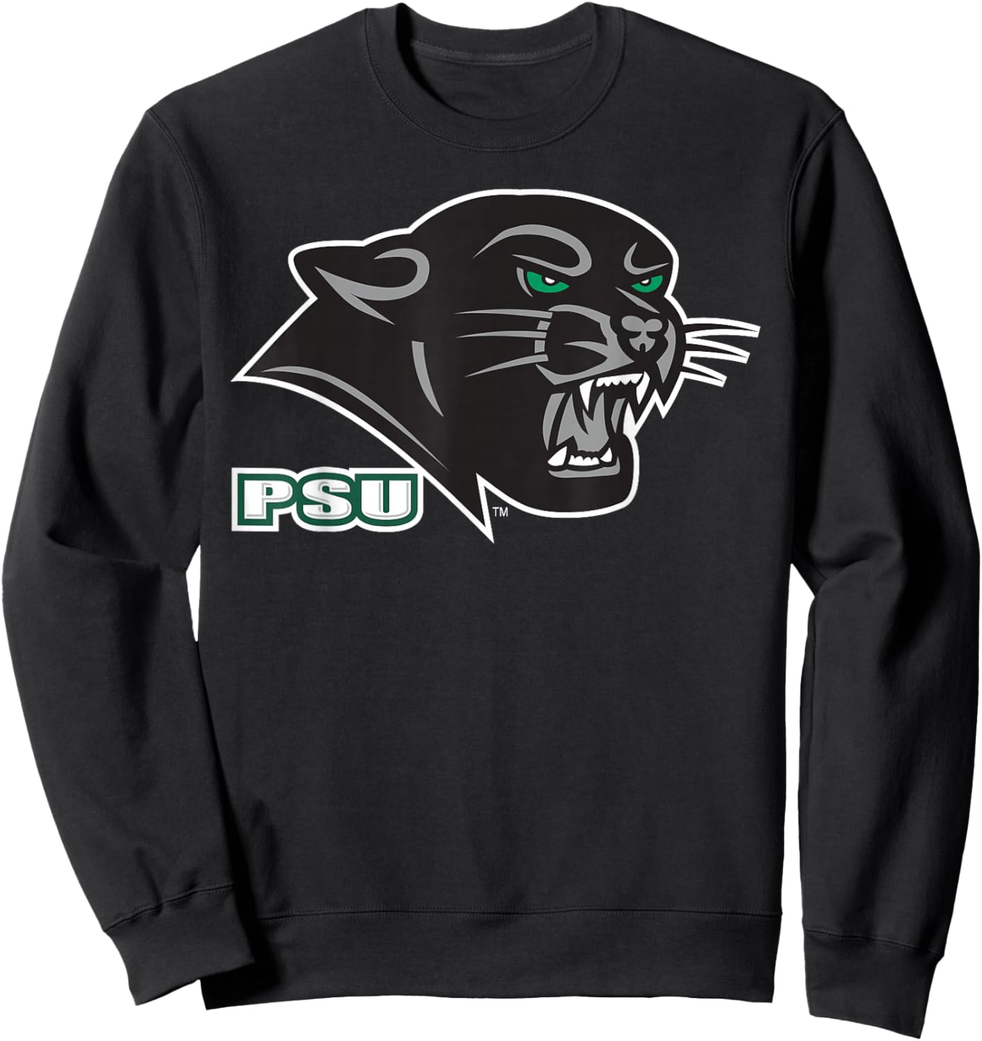 Plymouth State University PSU Panthers Head Logo Sweatshirt - Sweatshirt | Black