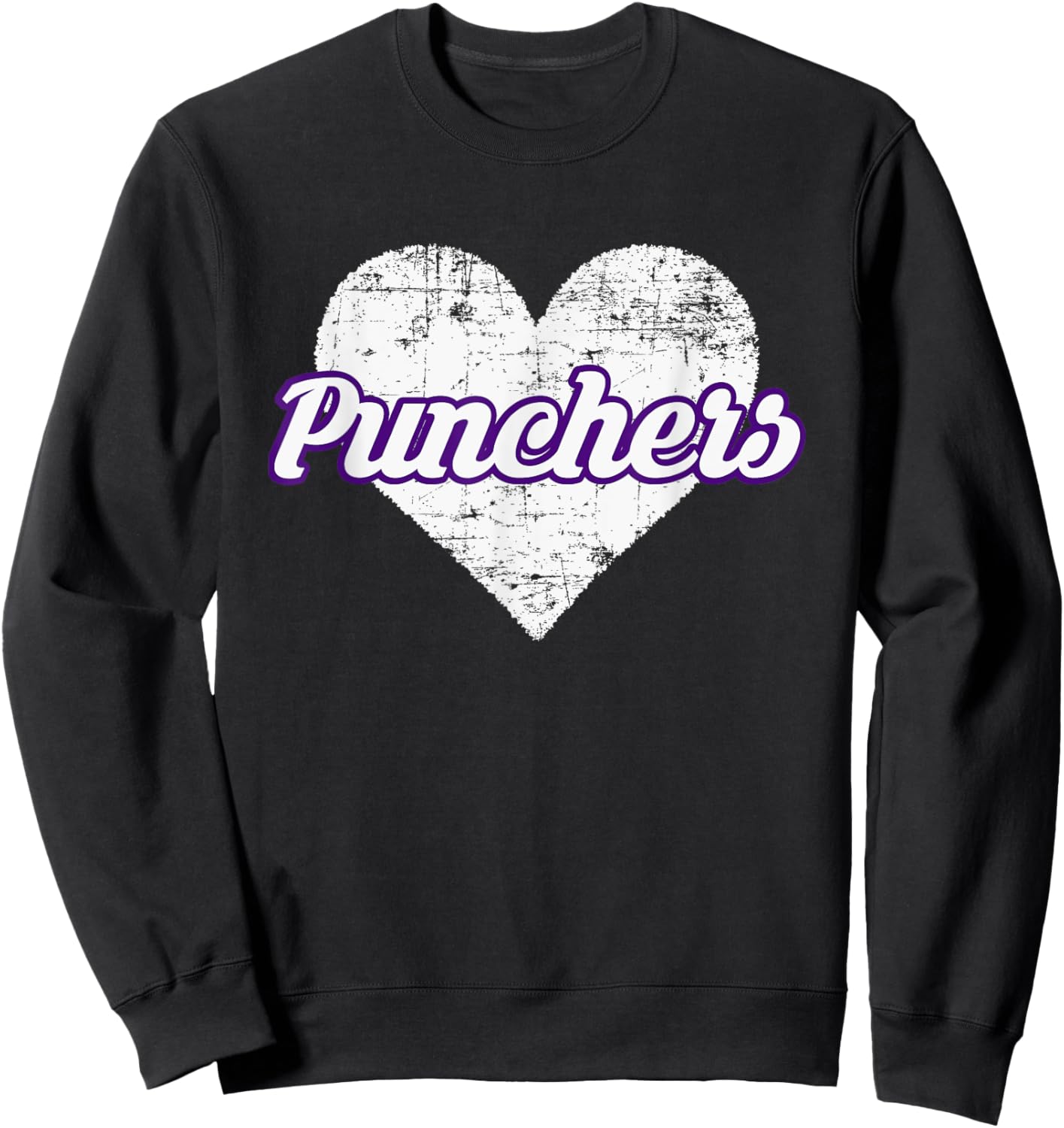 Mason Punchers Over Heart Sweatshirt - Sweatshirt | Black