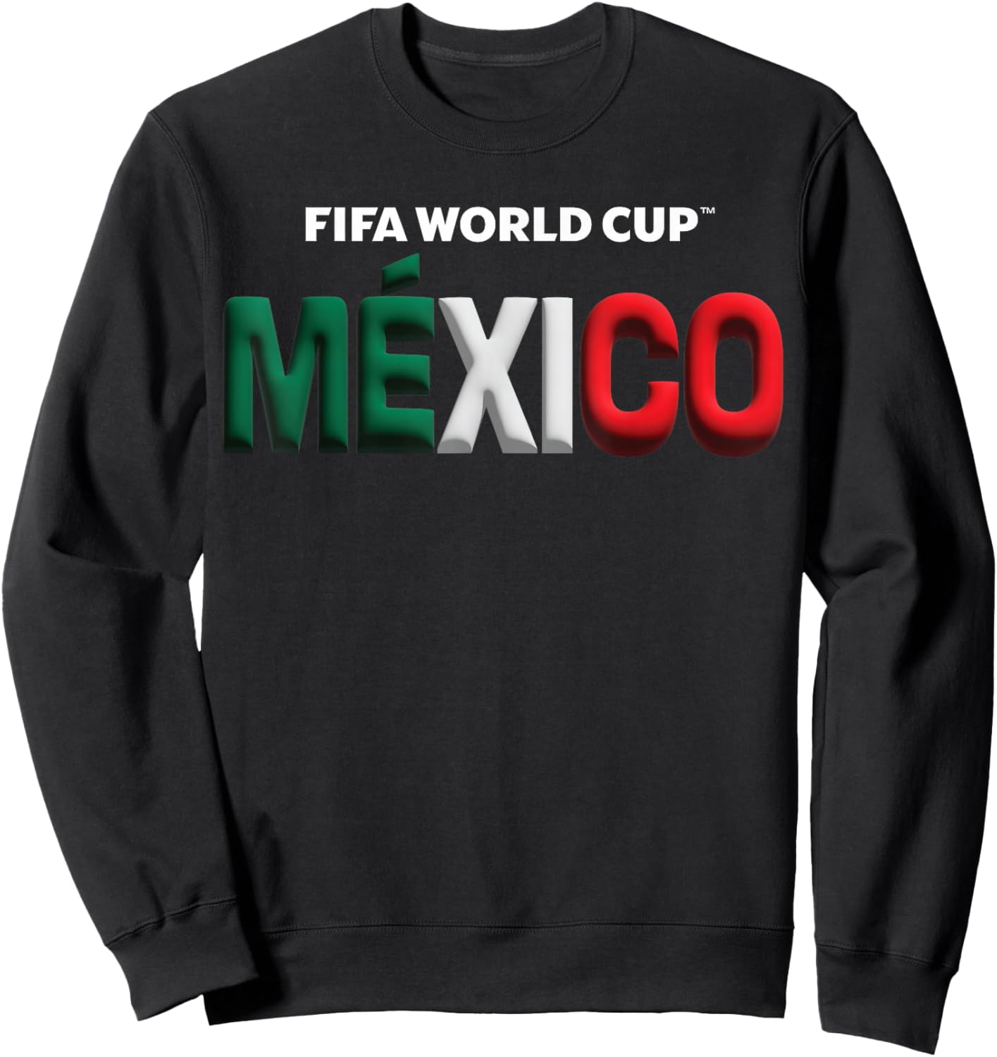 FIFA World CUP26 Mexico Bubble Color Sweatshirt - Sweatshirt | Black