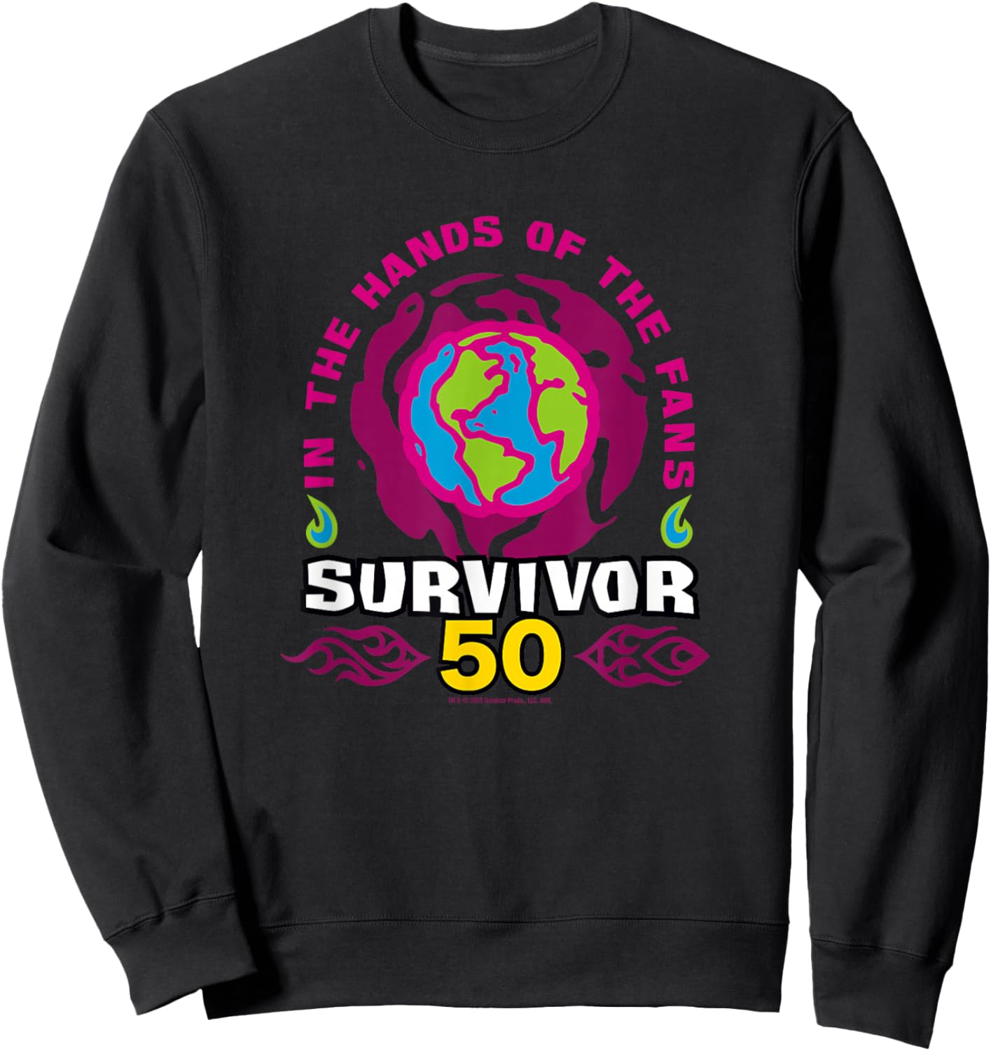 Survivor Earth Tribe Officially Licensed Sweatshirt - Sweatshirt | Black