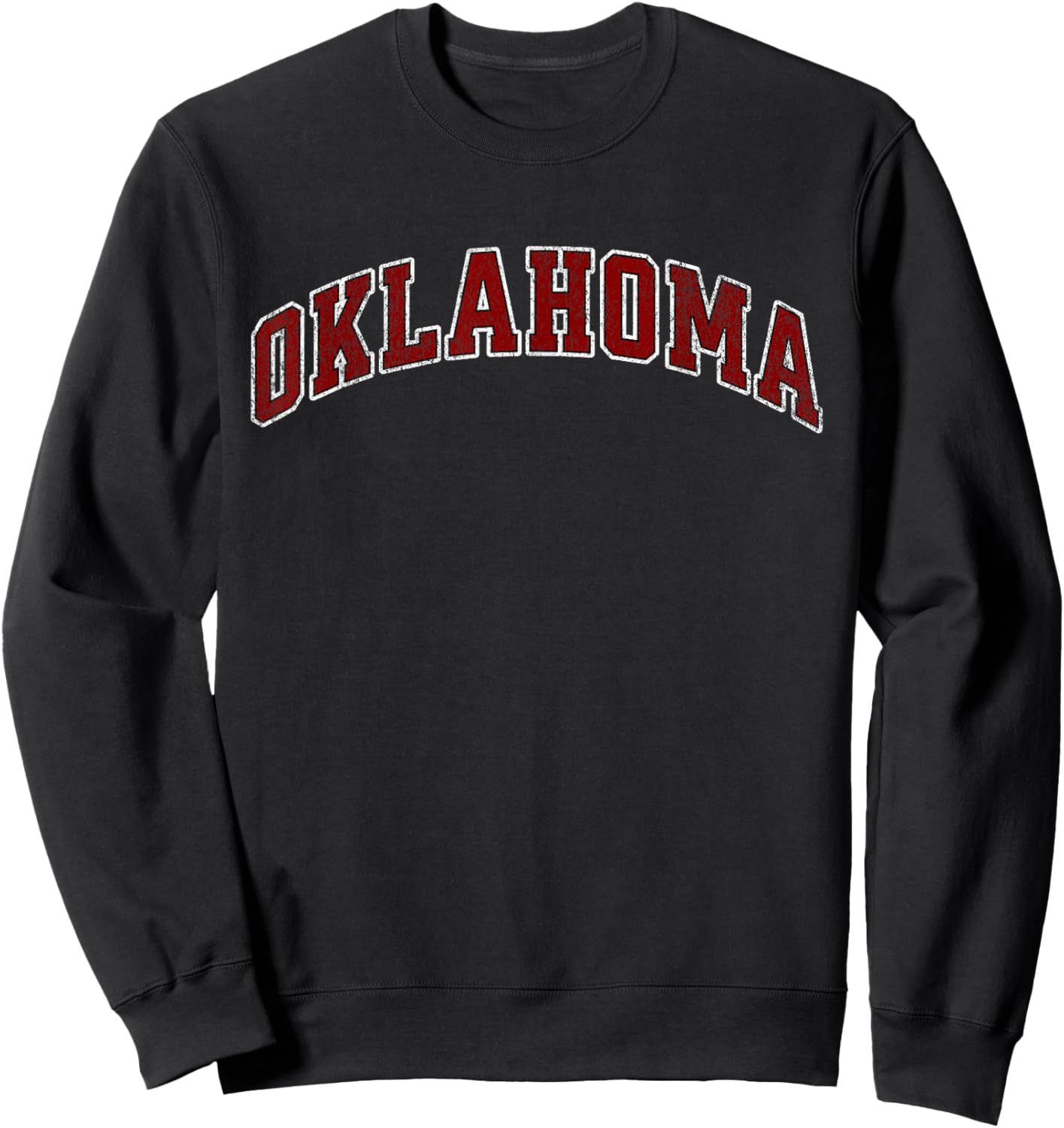 Oklahoma vintage city Sweatshirt - Sweatshirt | Black