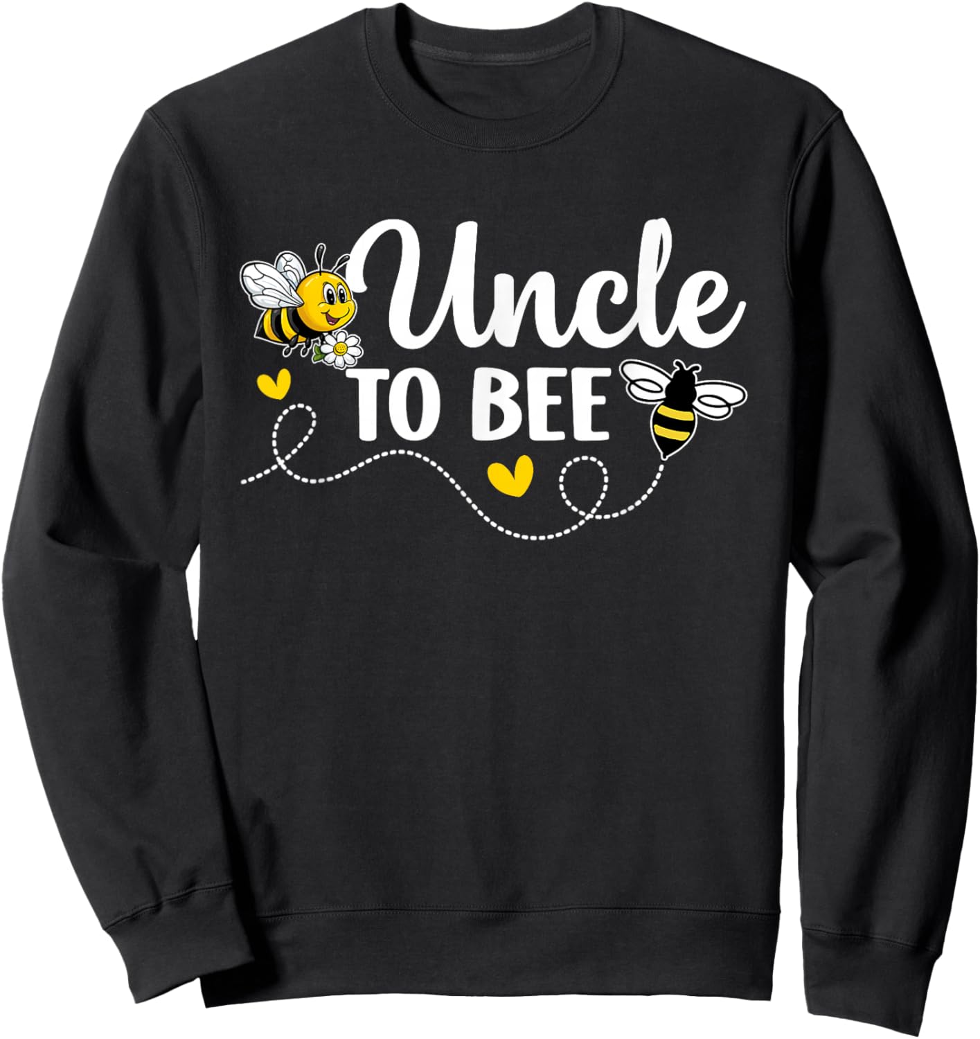 Uncle To Bee Gender Reveal Pregnancy Announcement Uncle Sweatshirt - Sweatshirt | Black