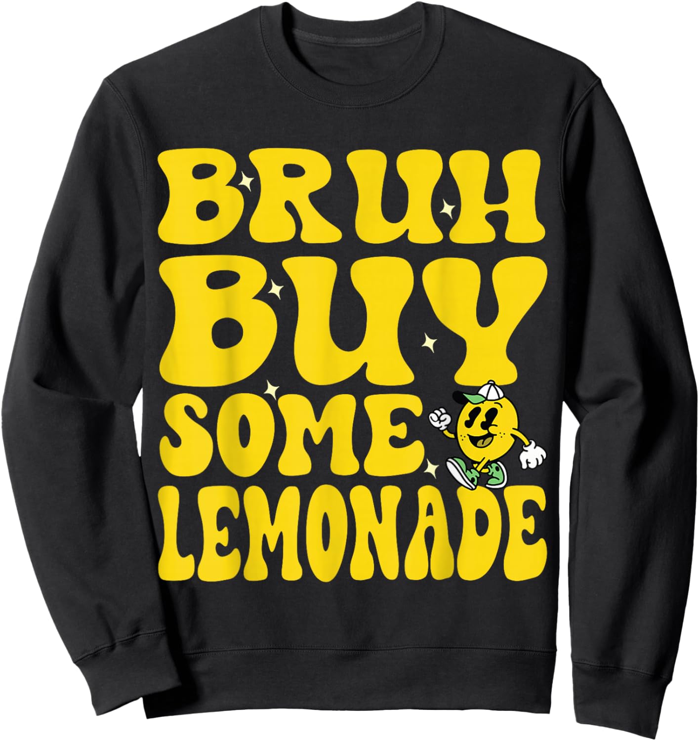 Lemon Stand Hustler Funny Lemonade Business Entrepreneur Sweatshirt - Sweatshirt | Black