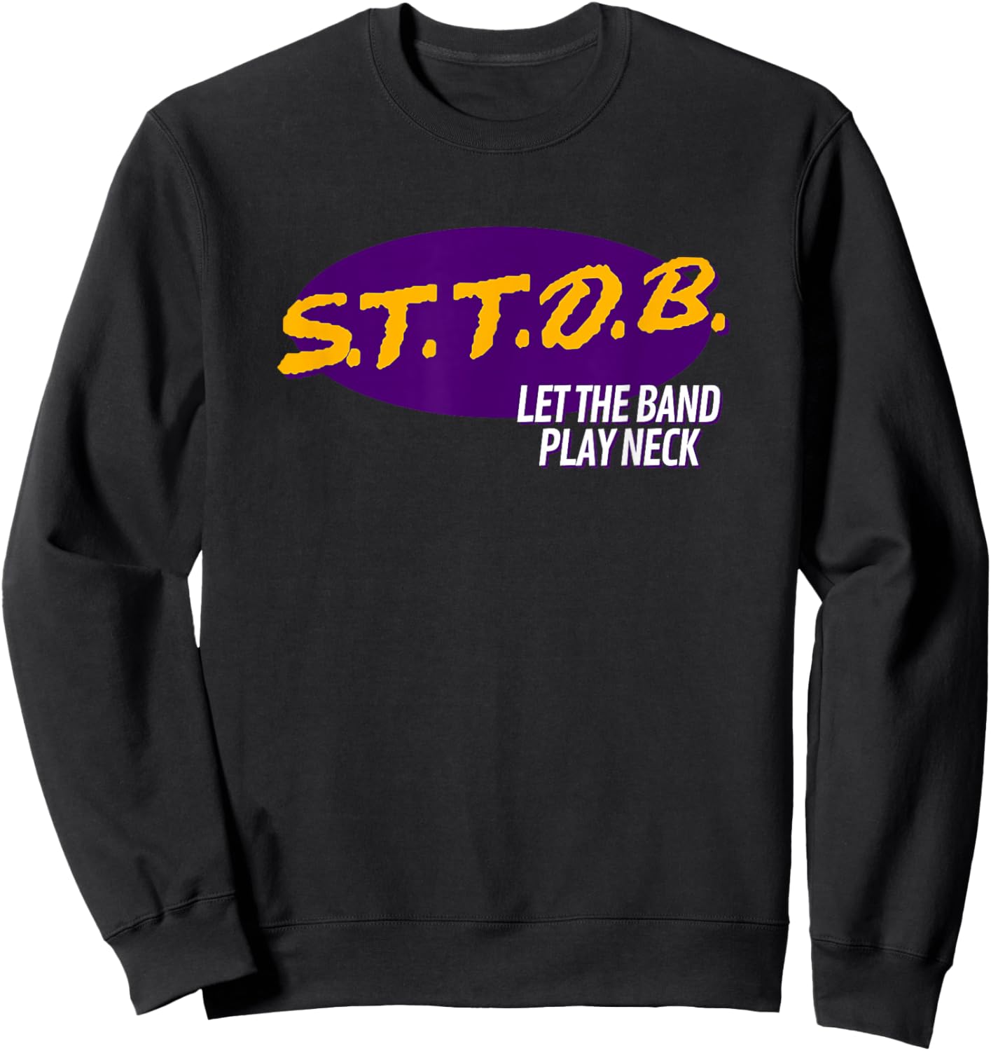 STTDB Tiger Fan Funny Sweatshirt - Sweatshirt | Black