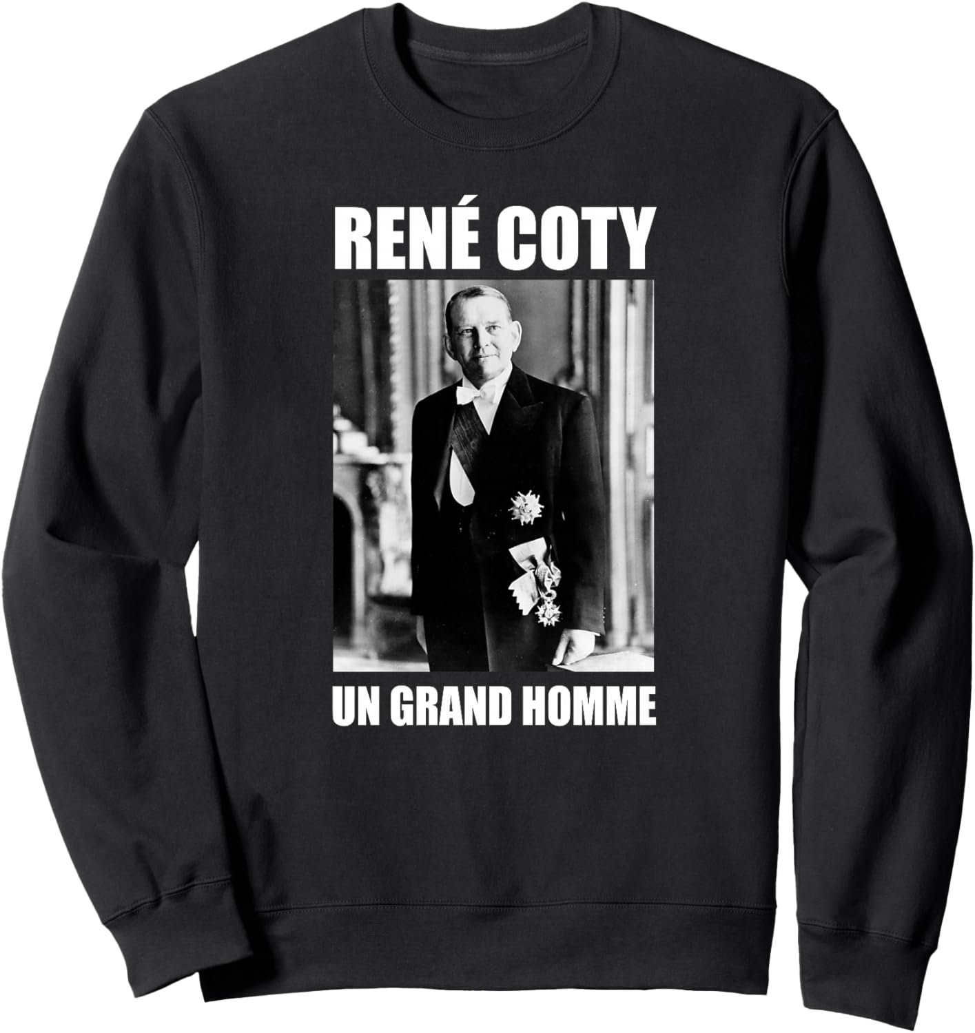 René Coty Citation OSS 117 Haut de Gamme Sweatshirt - Sweatshirt | Black