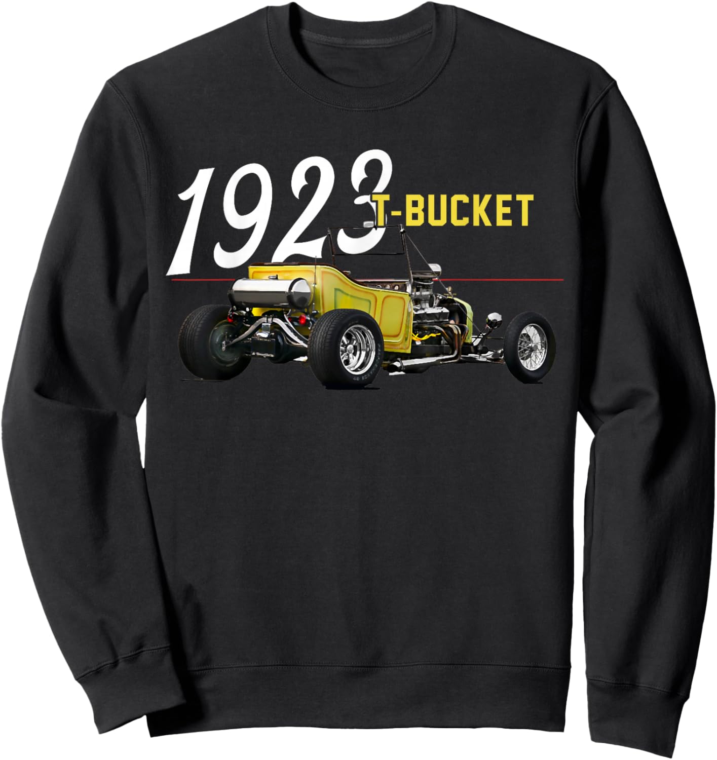 1923 23 T-Bucket Blown Hot Rod Sweatshirt - Sweatshirt | Black