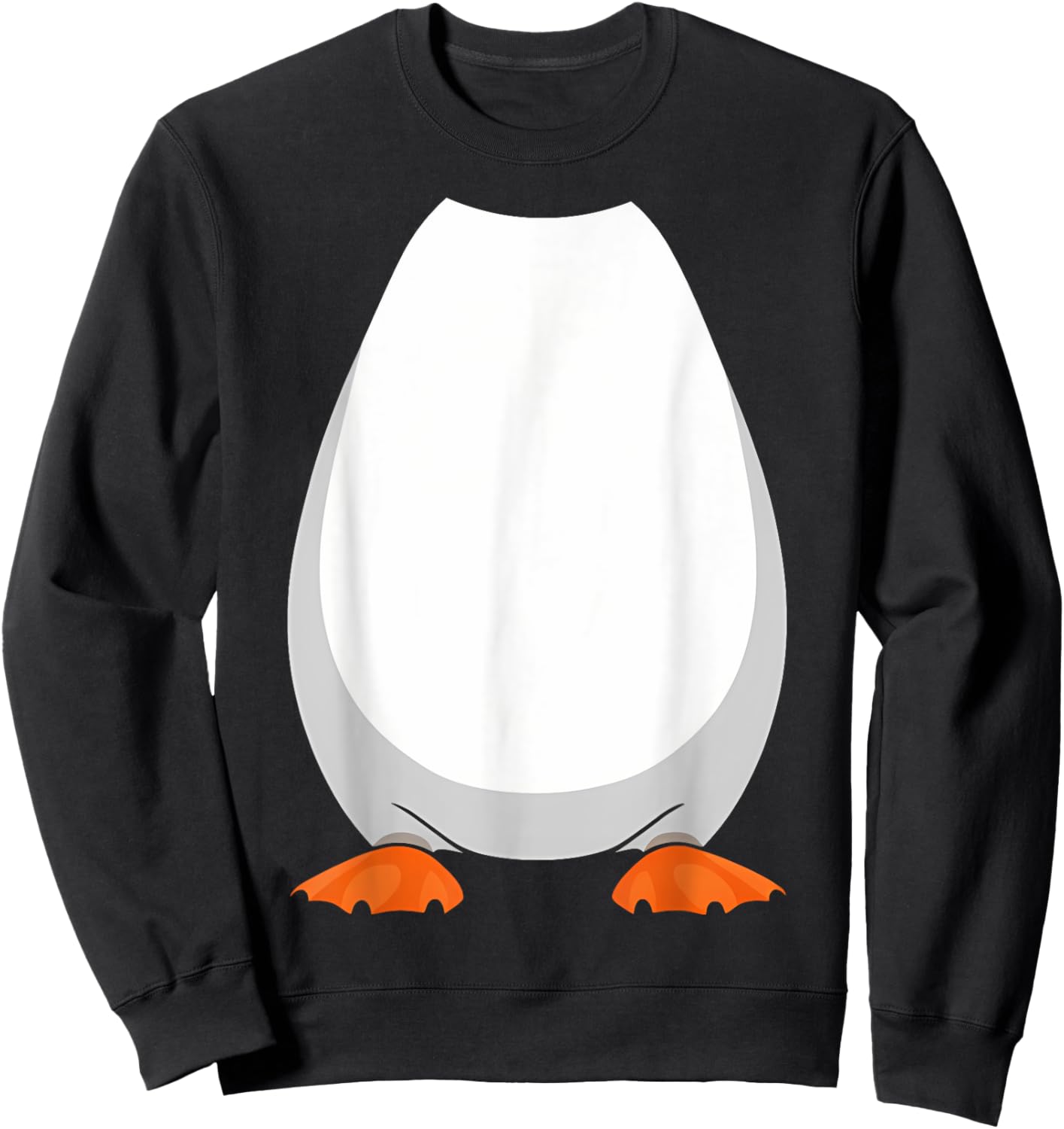 Penguin costume belly animal costume carnival Sweatshirt - Sweatshirt | Black