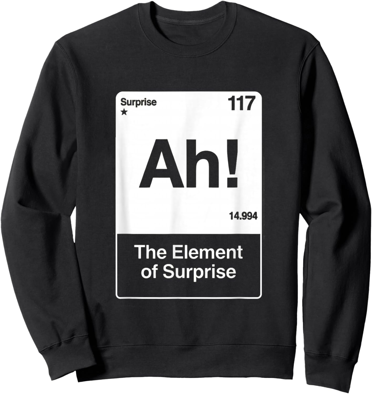 ah Element der Überraschung Sweatshirt - Sweatshirt | Black