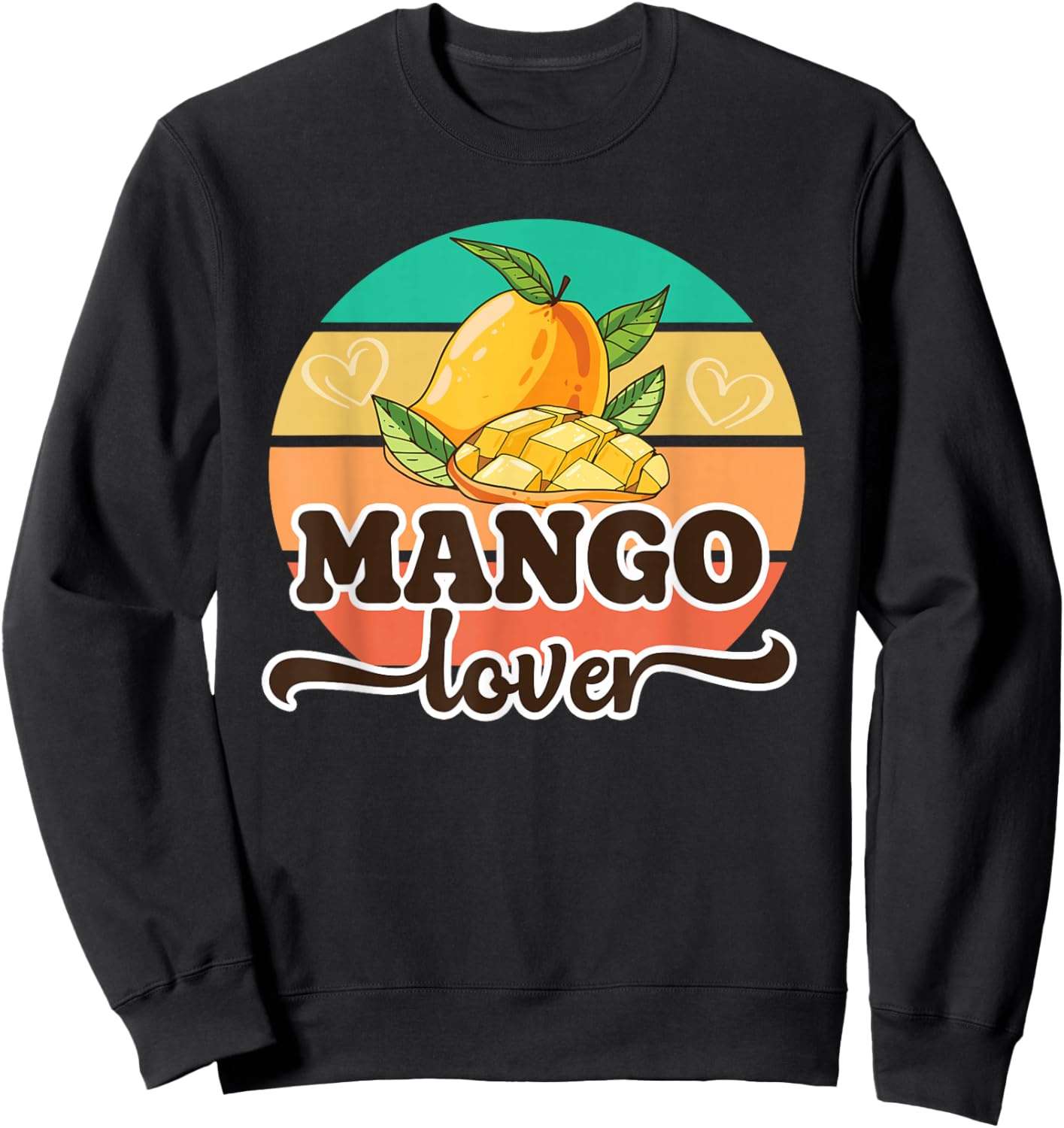 Funny Mango Gift, Mango Lover Sweatshirt - Sweatshirt | Black