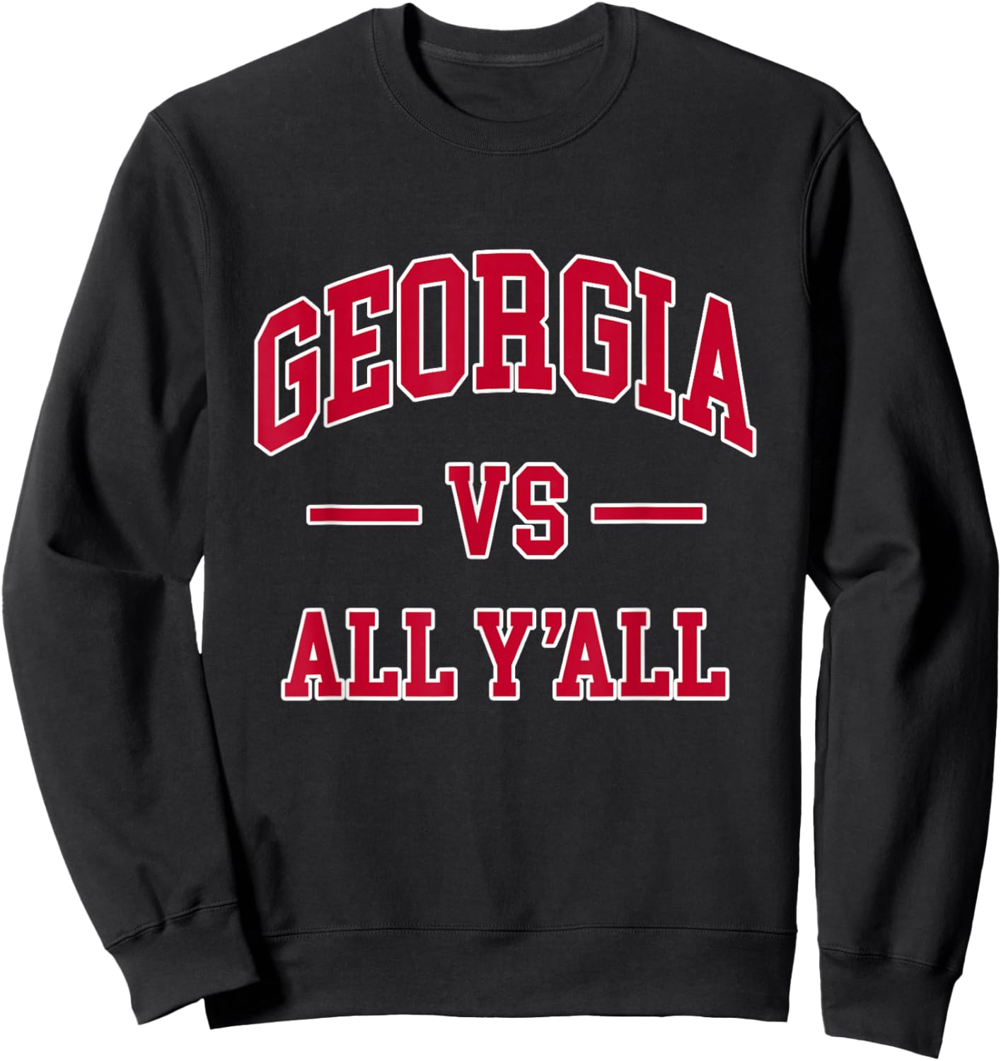 Georgia - Throwback Design - Classic Sweatshirt - Sweatshirt | Black
