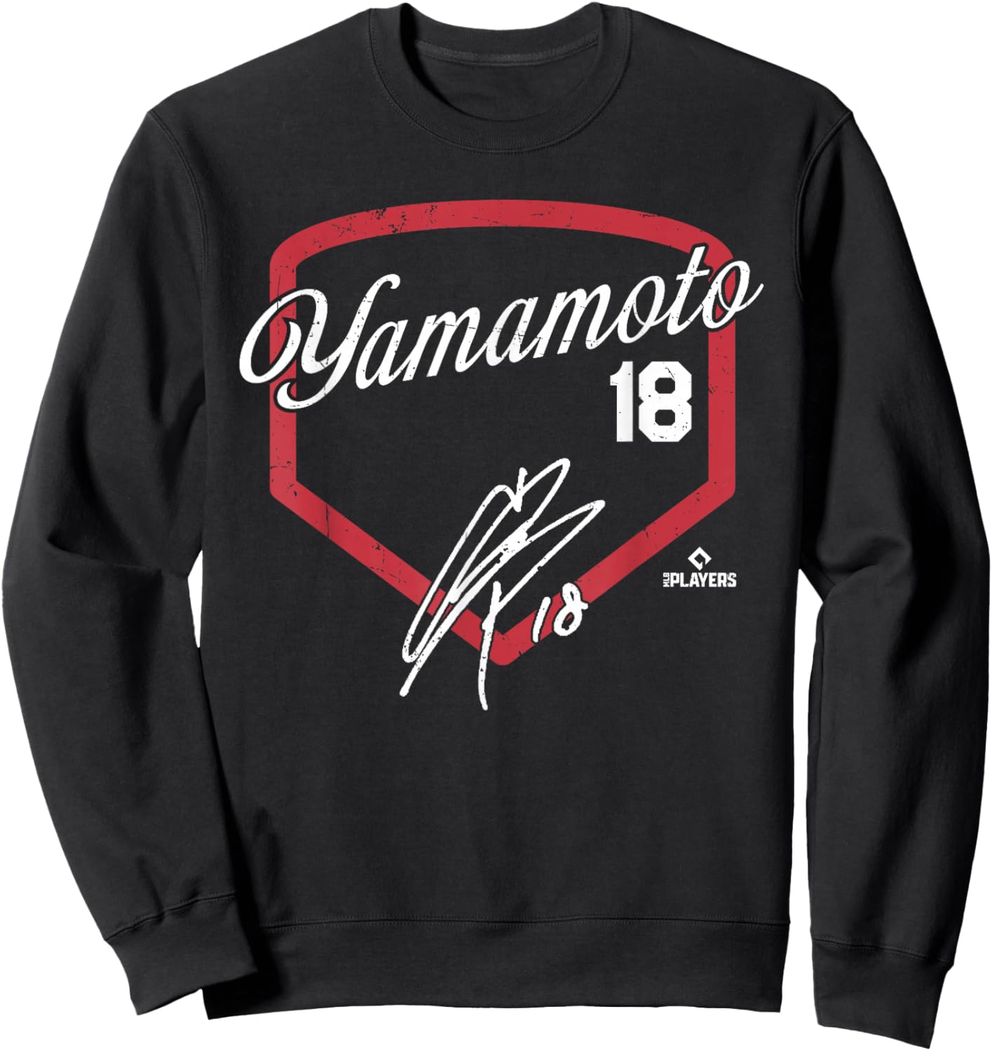 Yoshinobu Yamamoto | Los Angeles MLB Player | MLBYAM3001 Sweatshirt - Sweatshirt | Black