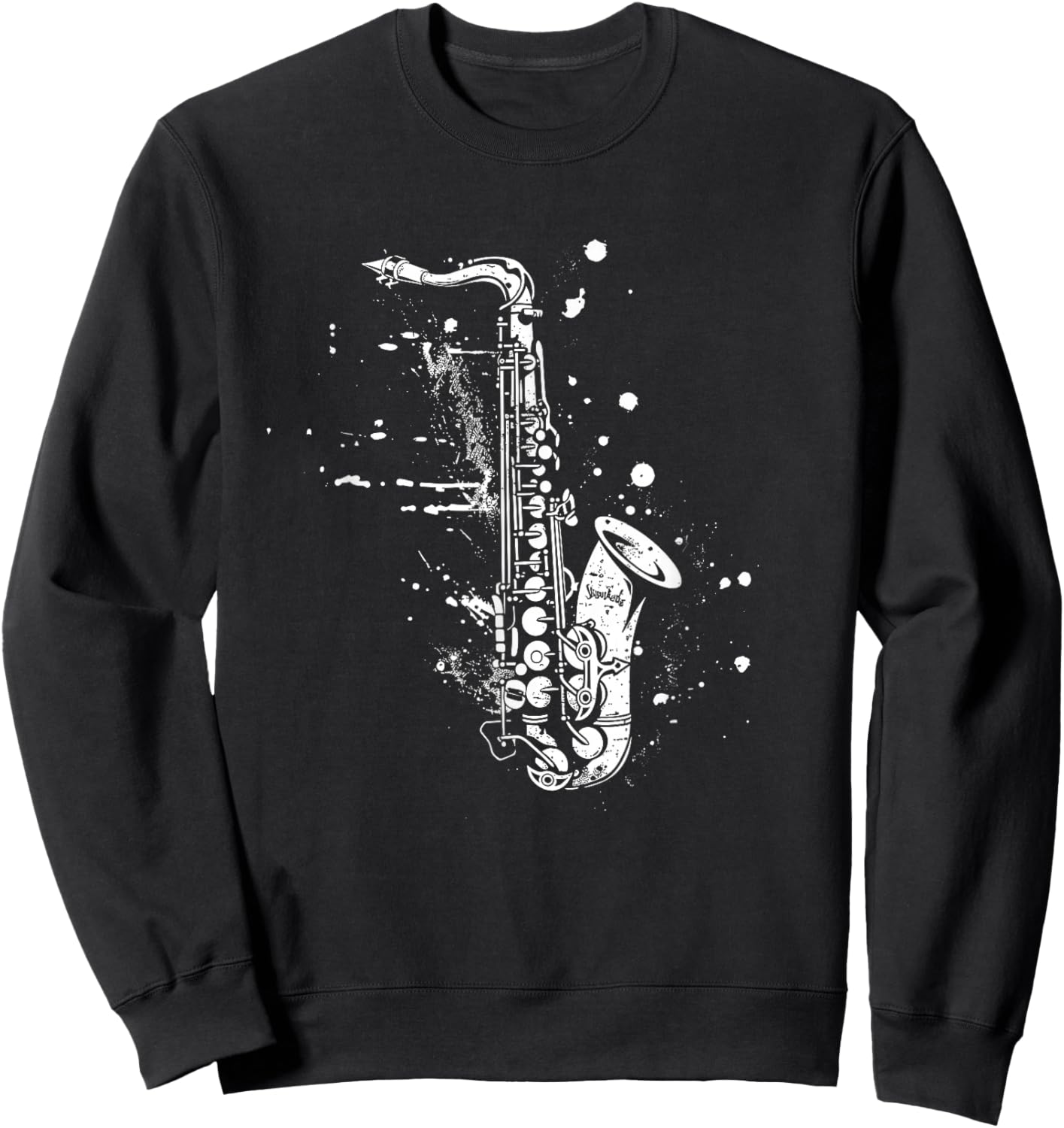 Saxophone Reed Instrument Sweatshirt - Sweatshirt | Black