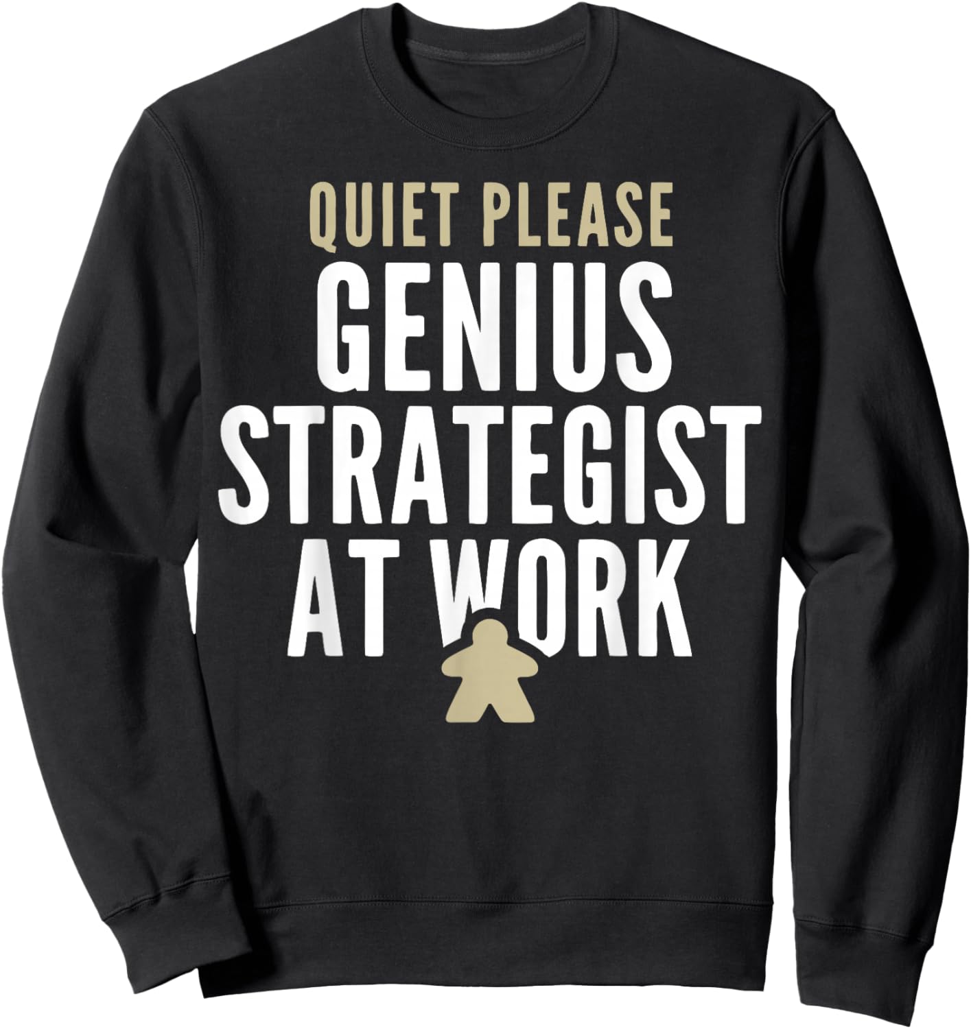 Game Night Strategy Tabletop Board Gamer Sweatshirt - Sweatshirt | Black