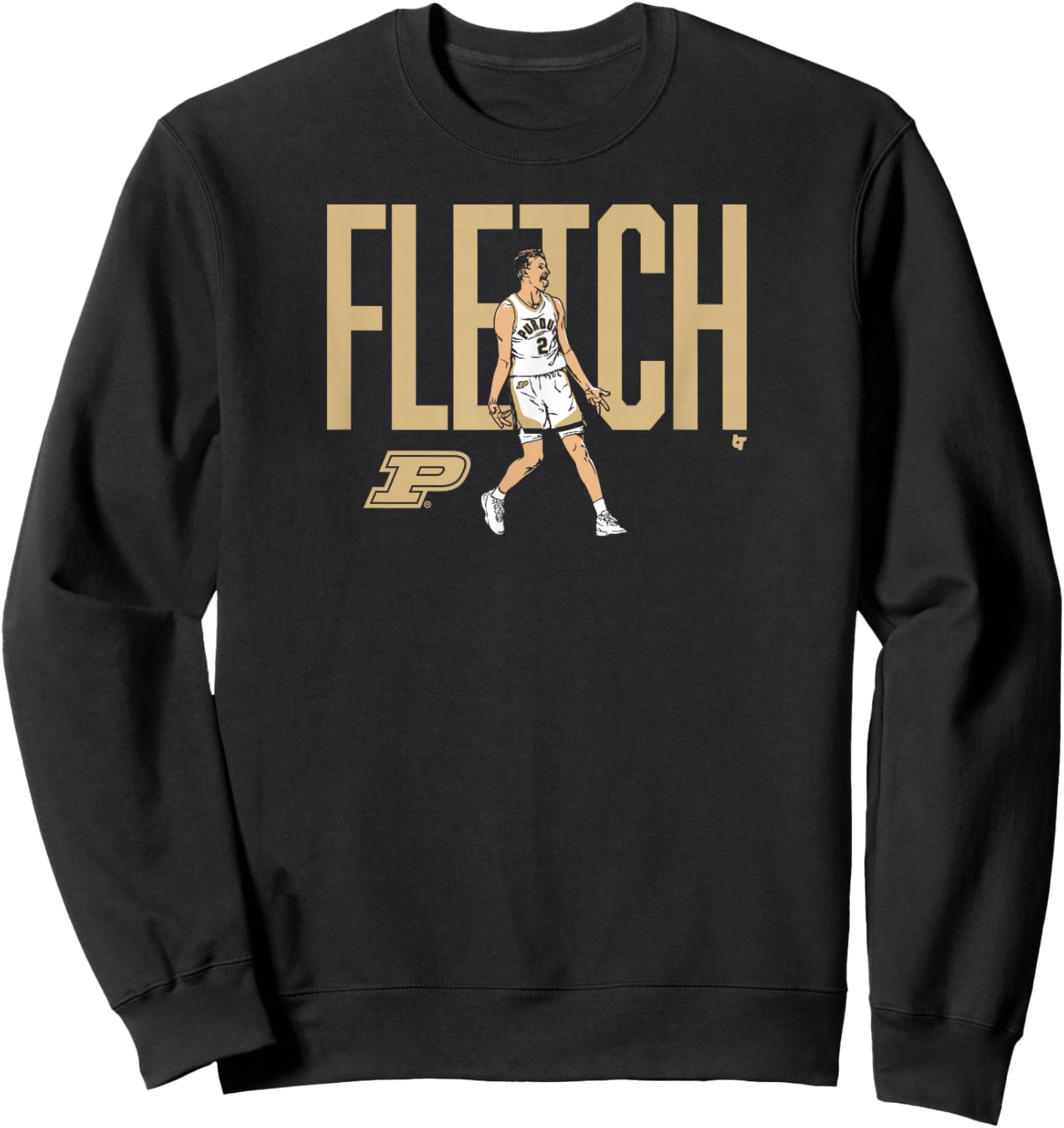 Fletcher Loyer - Fletch - Purdue Boilermakers Basketball Sweatshirt - Sweatshirt | Black