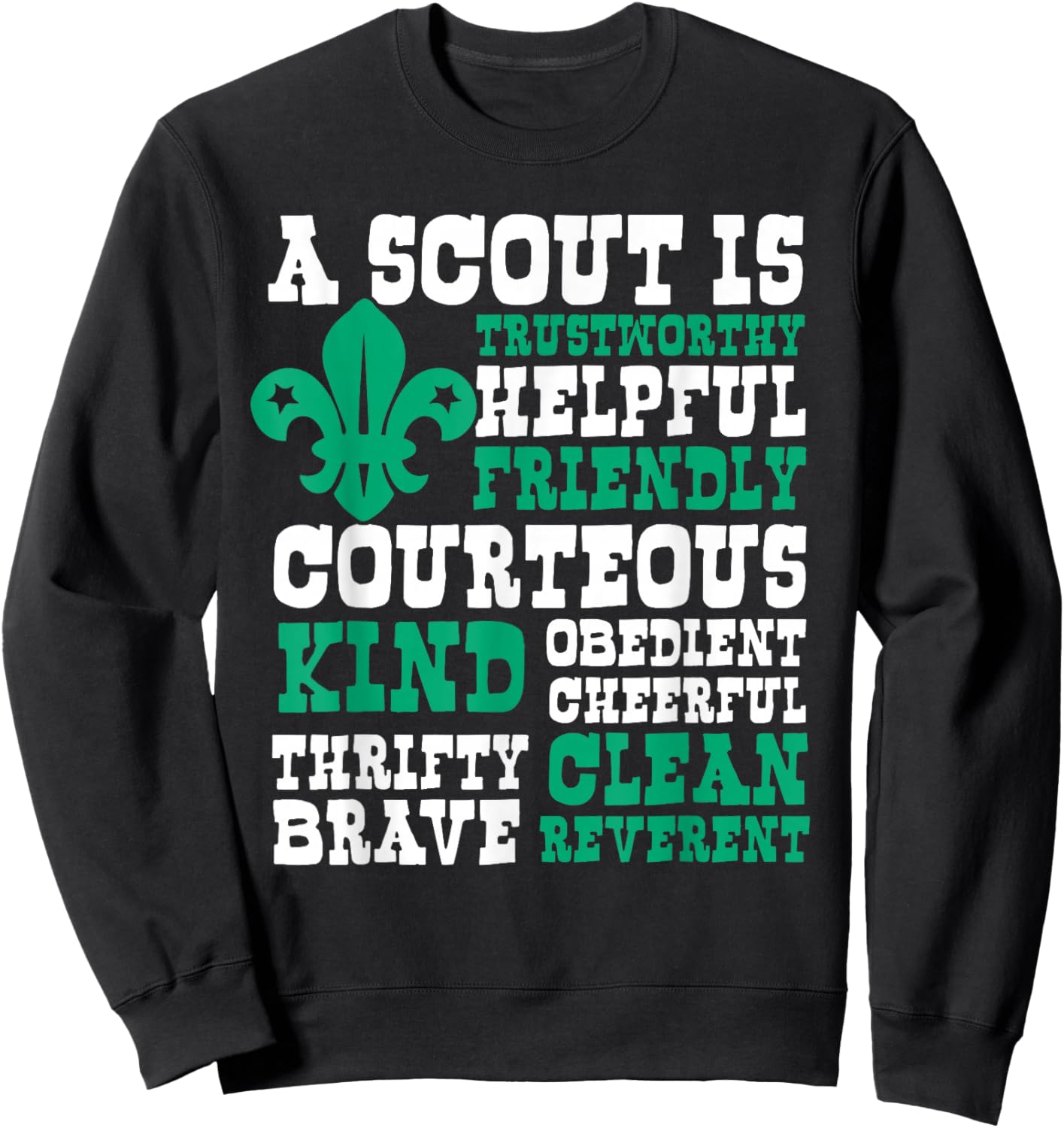 Scout Nature - Uniform Scouting Sweatshirt - Sweatshirt | Black