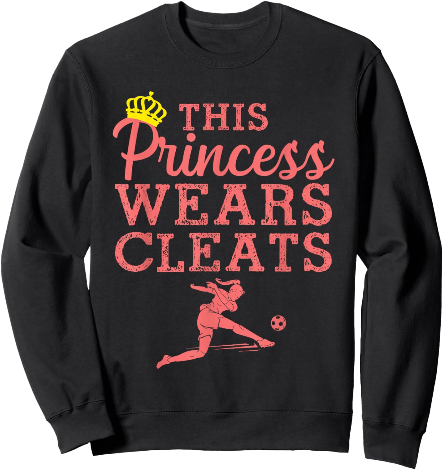 Cool Soccer Art Teen Girls Goalie Soccer Player Sweatshirt - Sweatshirt | Black