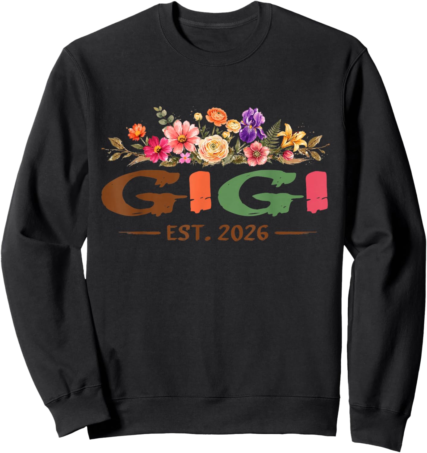 Gigi 2026 Flower Promoted to Gigi Sweatshirt - Sweatshirt | Black